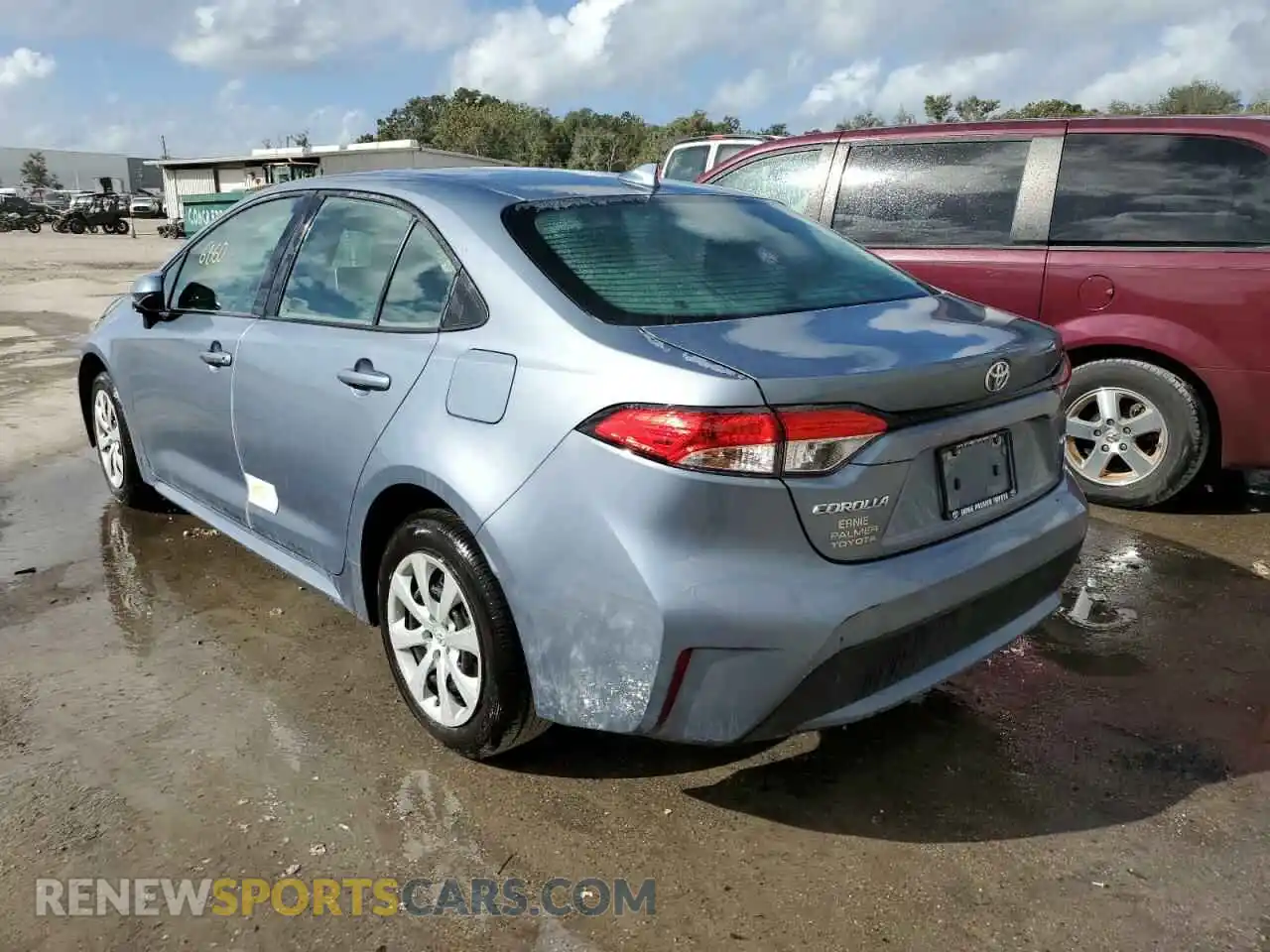 3 Photograph of a damaged car 5YFEPMAE9MP269306 TOYOTA COROLLA 2021
