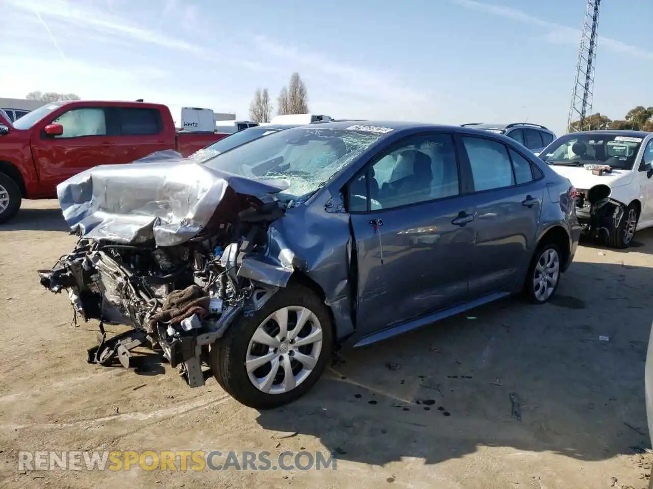 1 Photograph of a damaged car 5YFEPMAEXMP151023 TOYOTA COROLLA 2021