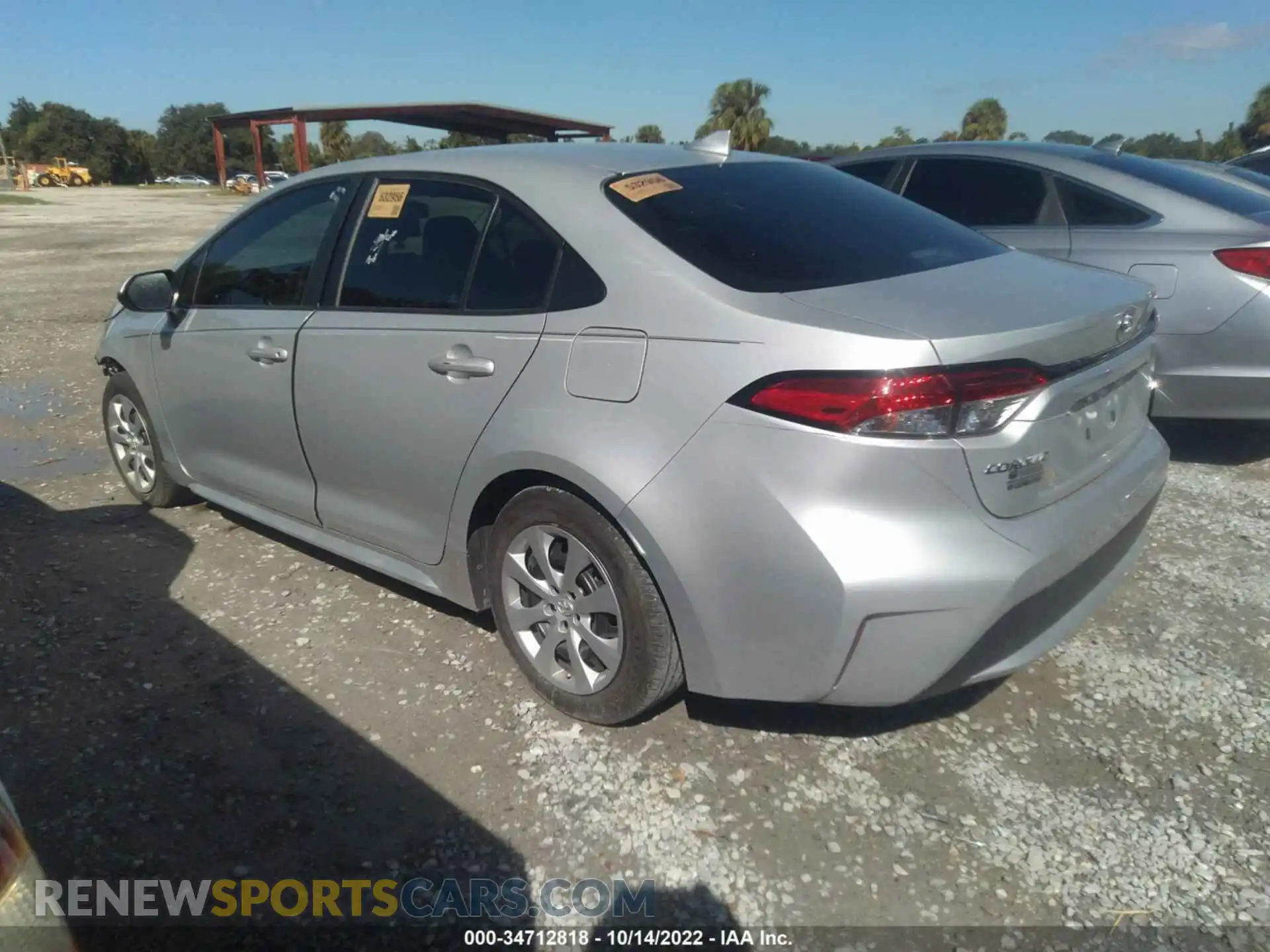 3 Photograph of a damaged car 5YFEPMAEXMP151376 TOYOTA COROLLA 2021