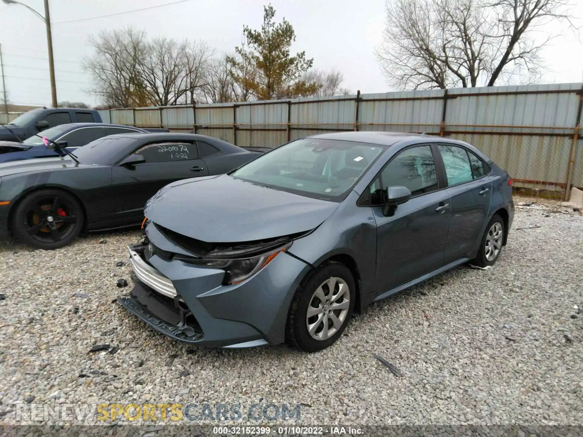 2 Photograph of a damaged car 5YFEPMAEXMP151524 TOYOTA COROLLA 2021