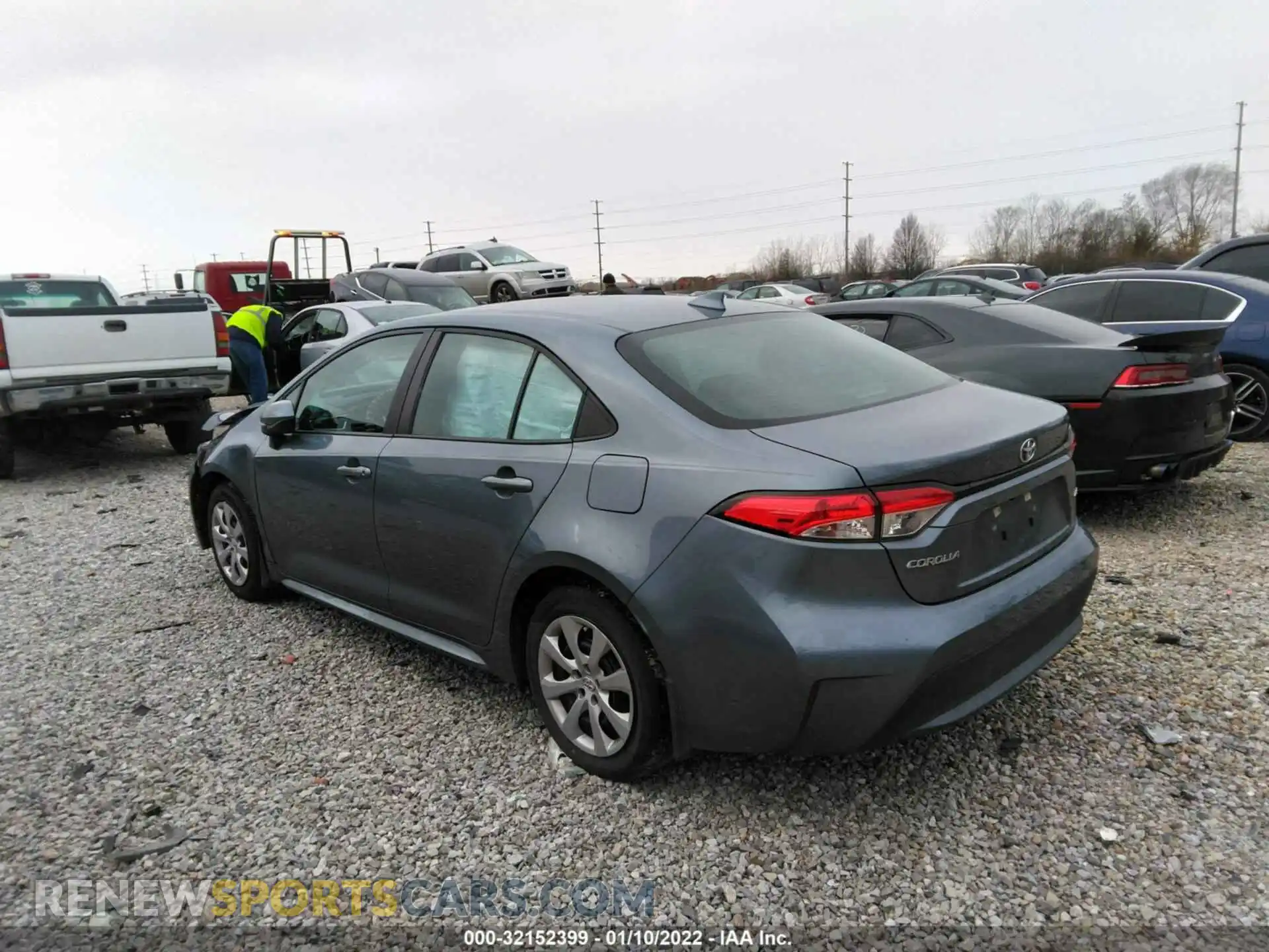 3 Photograph of a damaged car 5YFEPMAEXMP151524 TOYOTA COROLLA 2021