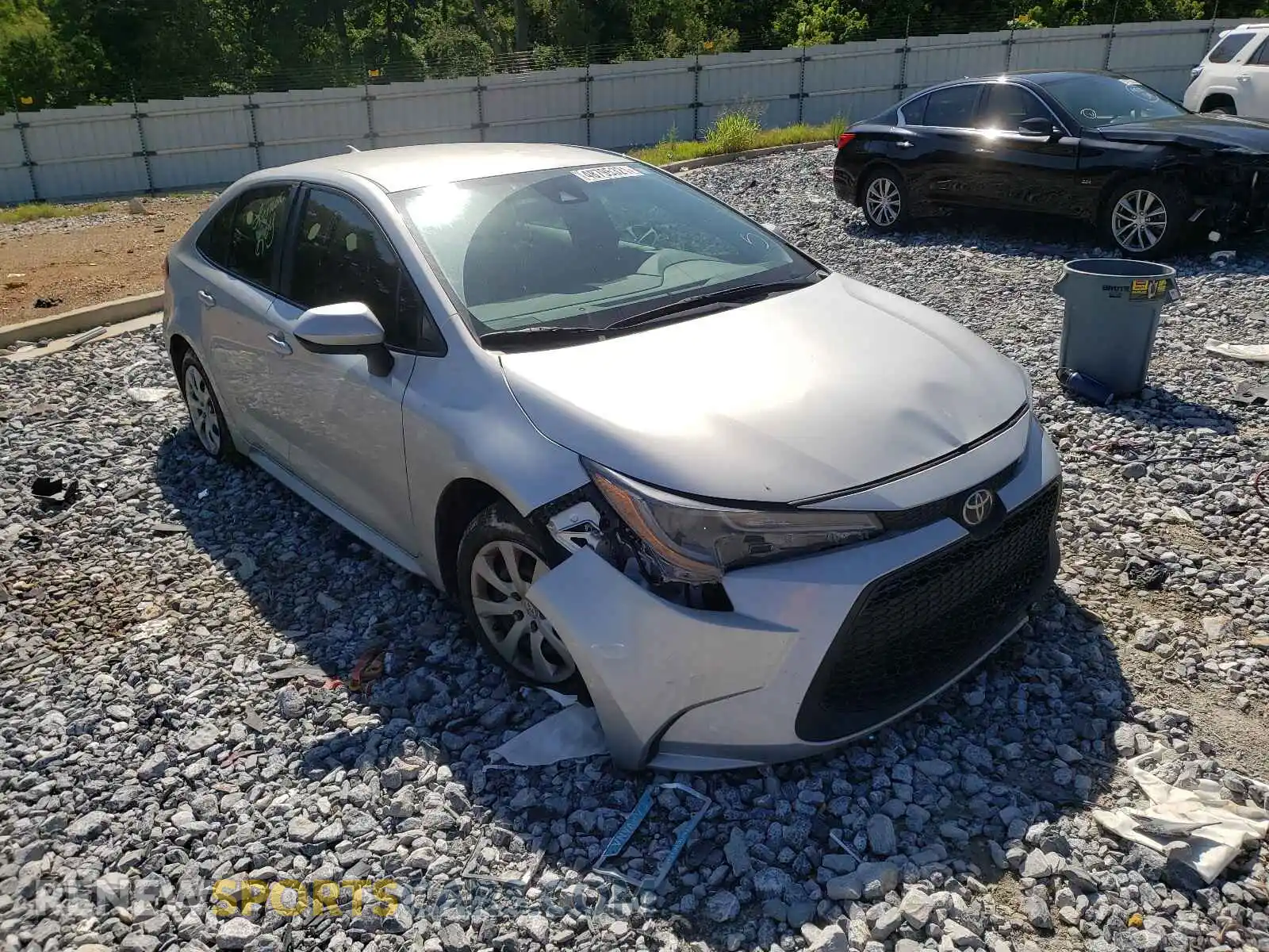 1 Photograph of a damaged car 5YFEPMAEXMP155606 TOYOTA COROLLA 2021