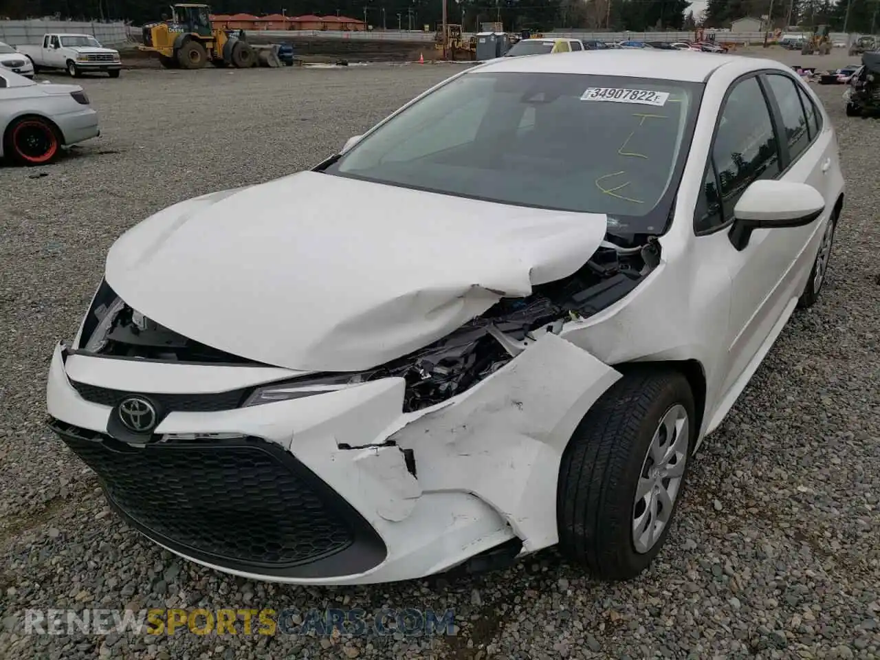 2 Photograph of a damaged car 5YFEPMAEXMP156559 TOYOTA COROLLA 2021