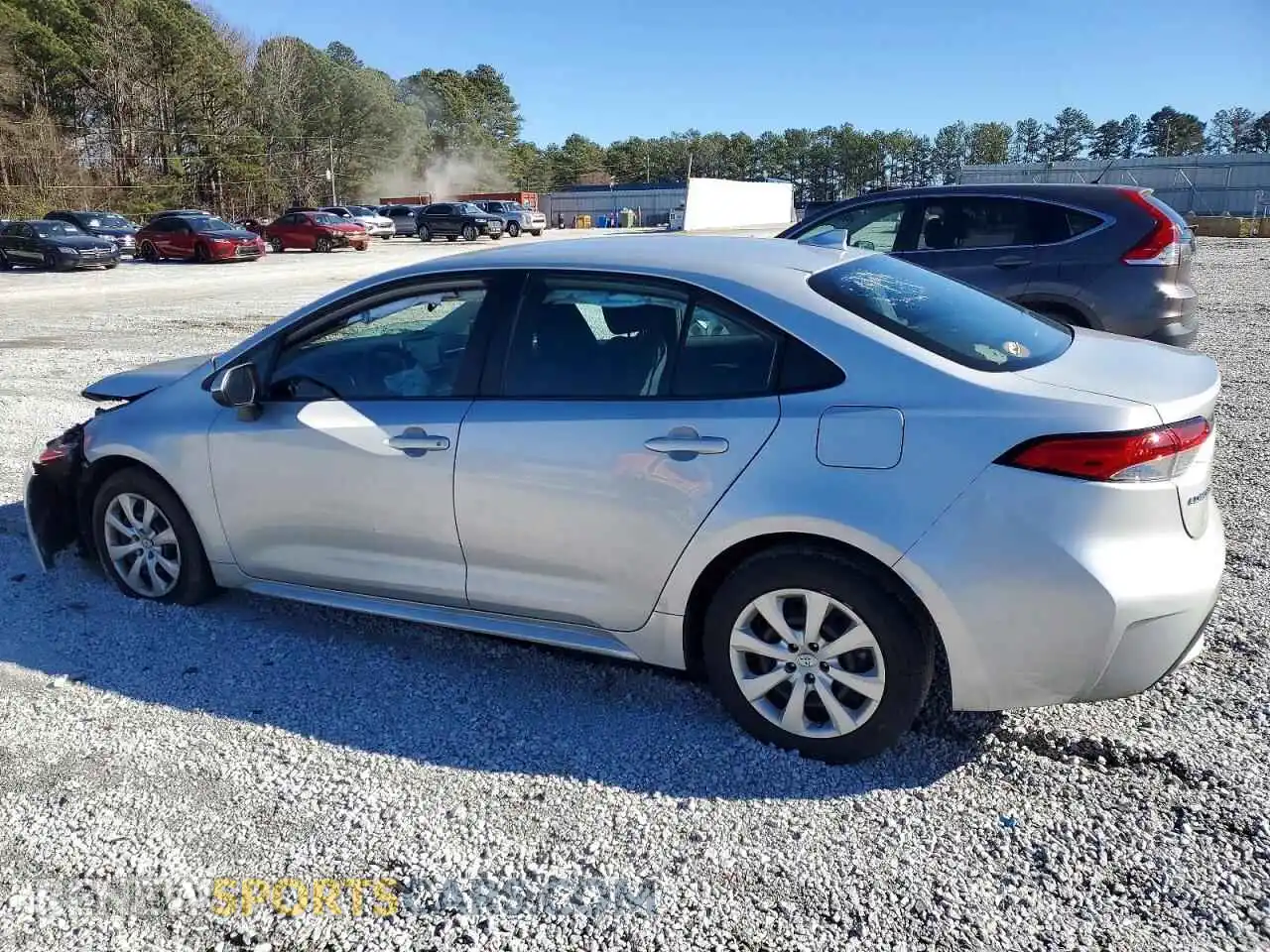 2 Photograph of a damaged car 5YFEPMAEXMP156626 TOYOTA COROLLA 2021