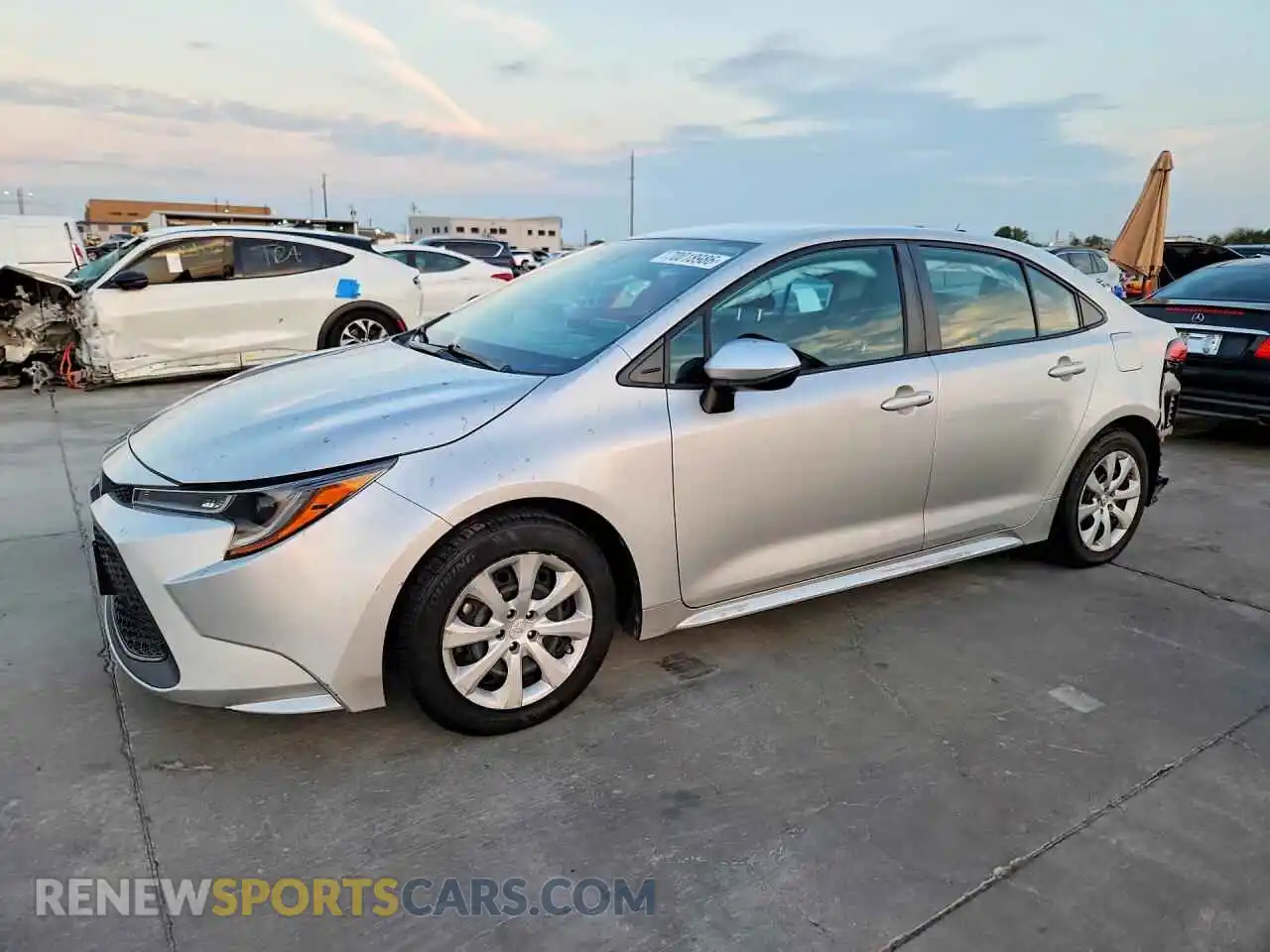 1 fotografías del automóvil dañado 5YFEPMAEXMP157811 TOYOTA COROLLA 2021