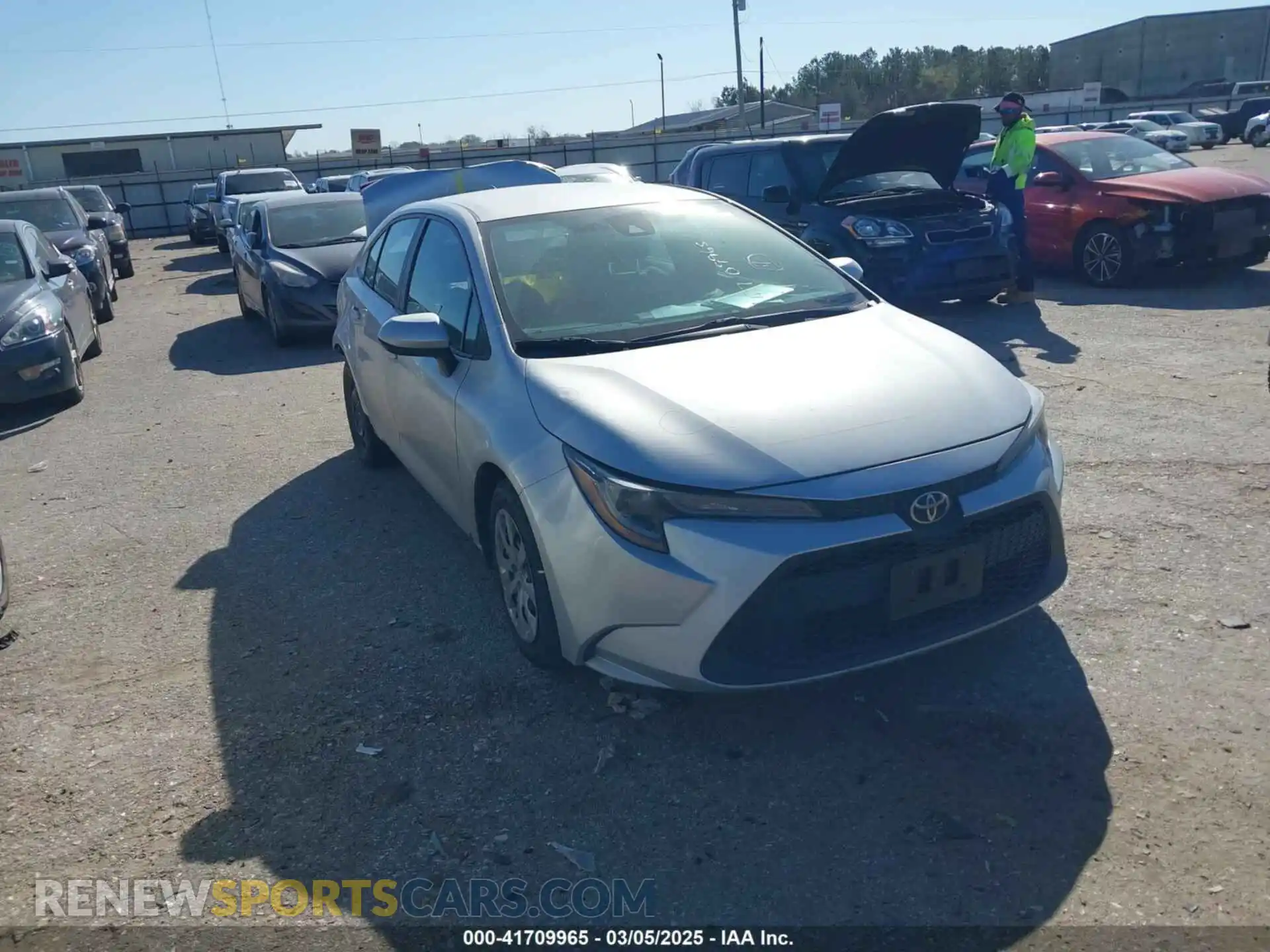 1 Photograph of a damaged car 5YFEPMAEXMP158215 TOYOTA COROLLA 2021