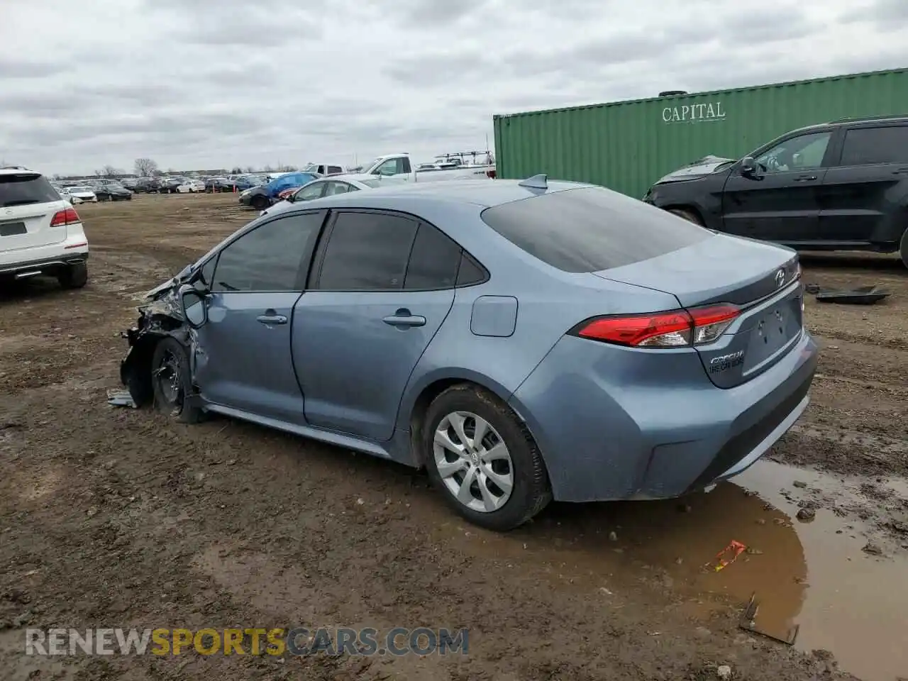 2 Photograph of a damaged car 5YFEPMAEXMP164564 TOYOTA COROLLA 2021