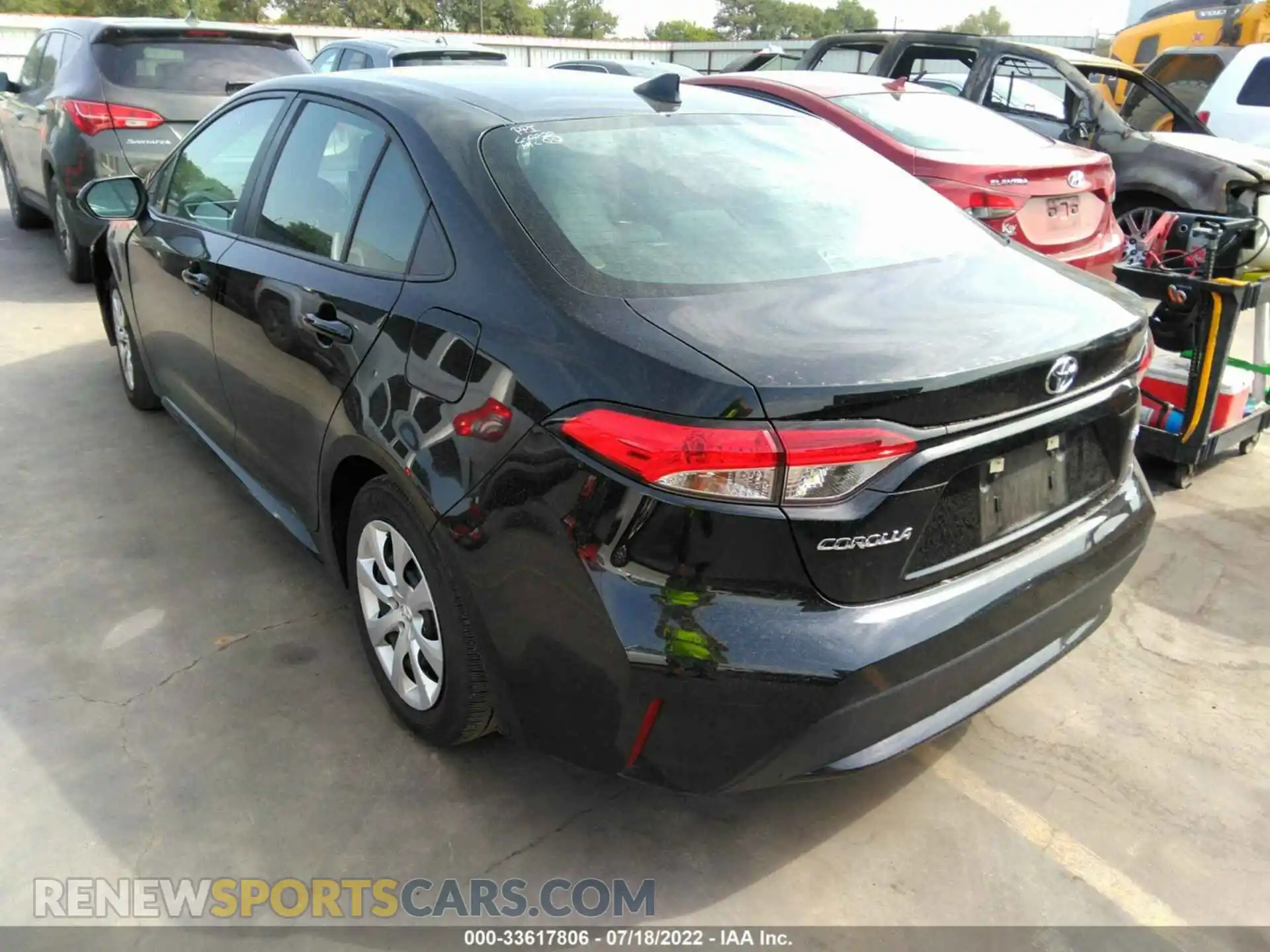 3 Photograph of a damaged car 5YFEPMAEXMP166220 TOYOTA COROLLA 2021