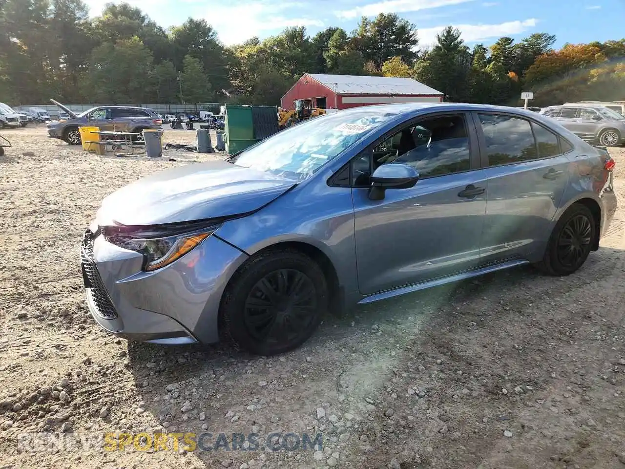 1 Photograph of a damaged car 5YFEPMAEXMP168727 TOYOTA COROLLA 2021