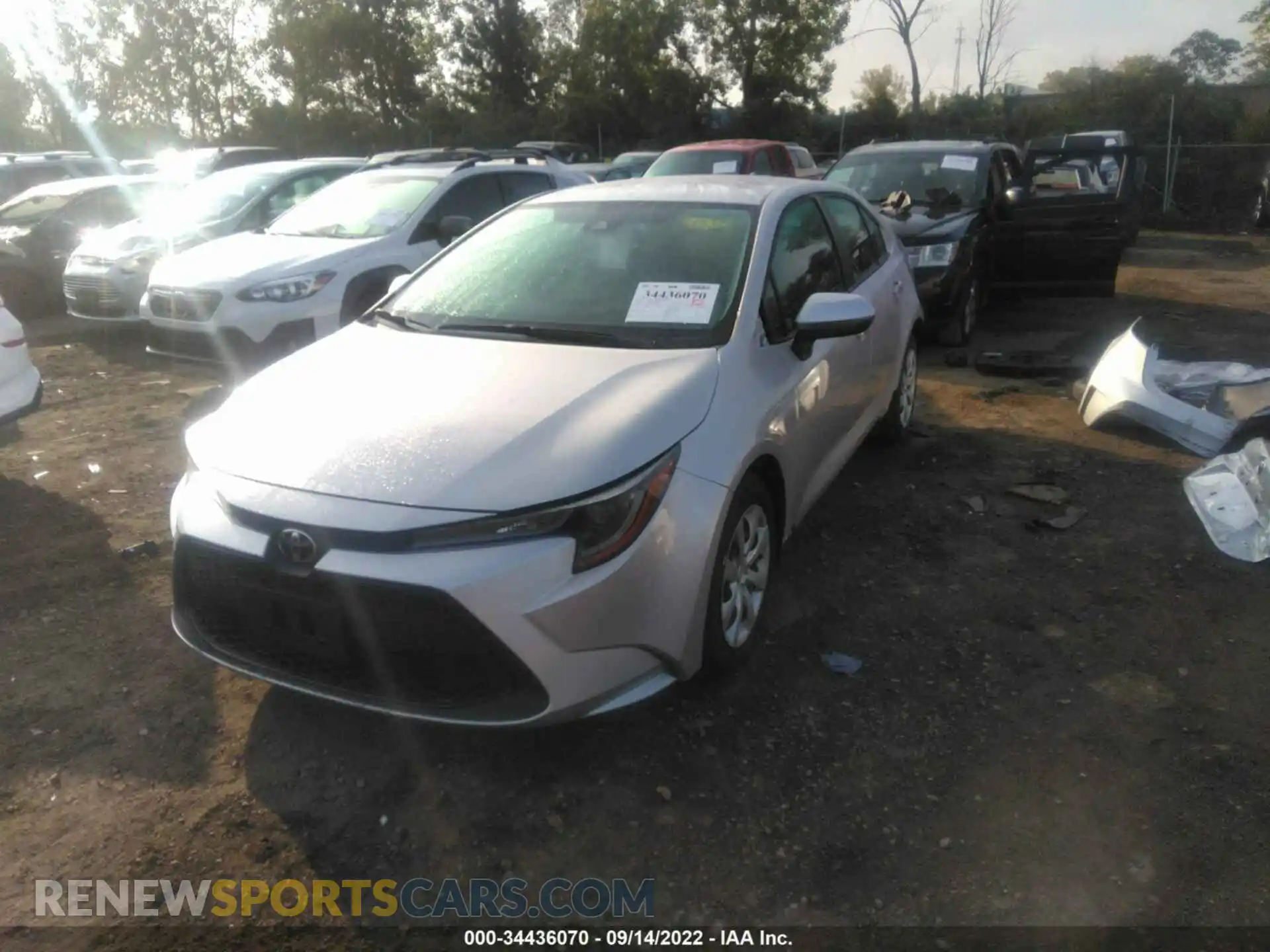 2 Photograph of a damaged car 5YFEPMAEXMP171532 TOYOTA COROLLA 2021
