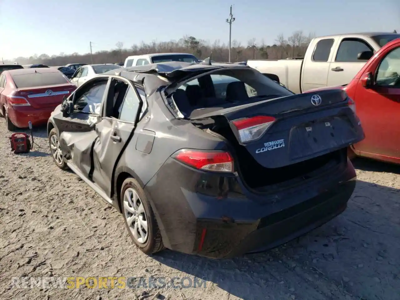 3 Photograph of a damaged car 5YFEPMAEXMP172079 TOYOTA COROLLA 2021