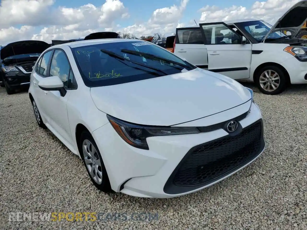 1 Photograph of a damaged car 5YFEPMAEXMP174589 TOYOTA COROLLA 2021