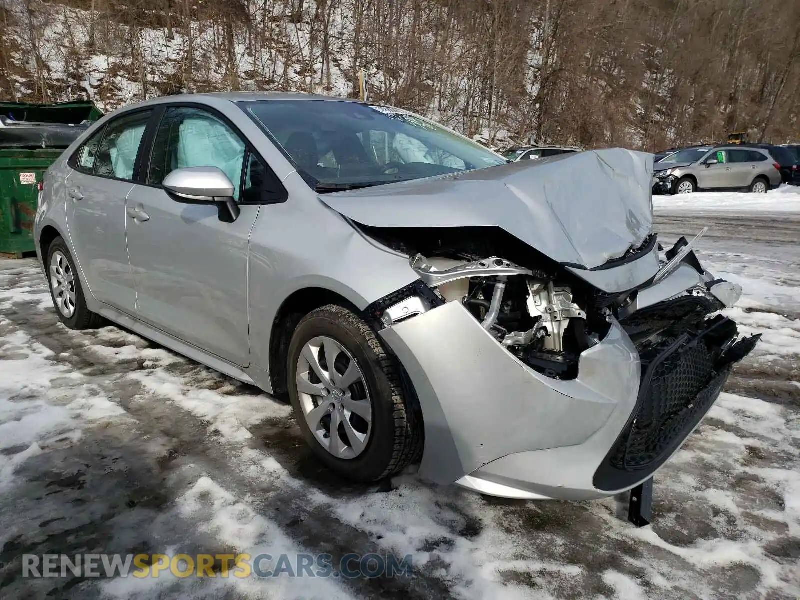 1 Photograph of a damaged car 5YFEPMAEXMP174673 TOYOTA COROLLA 2021