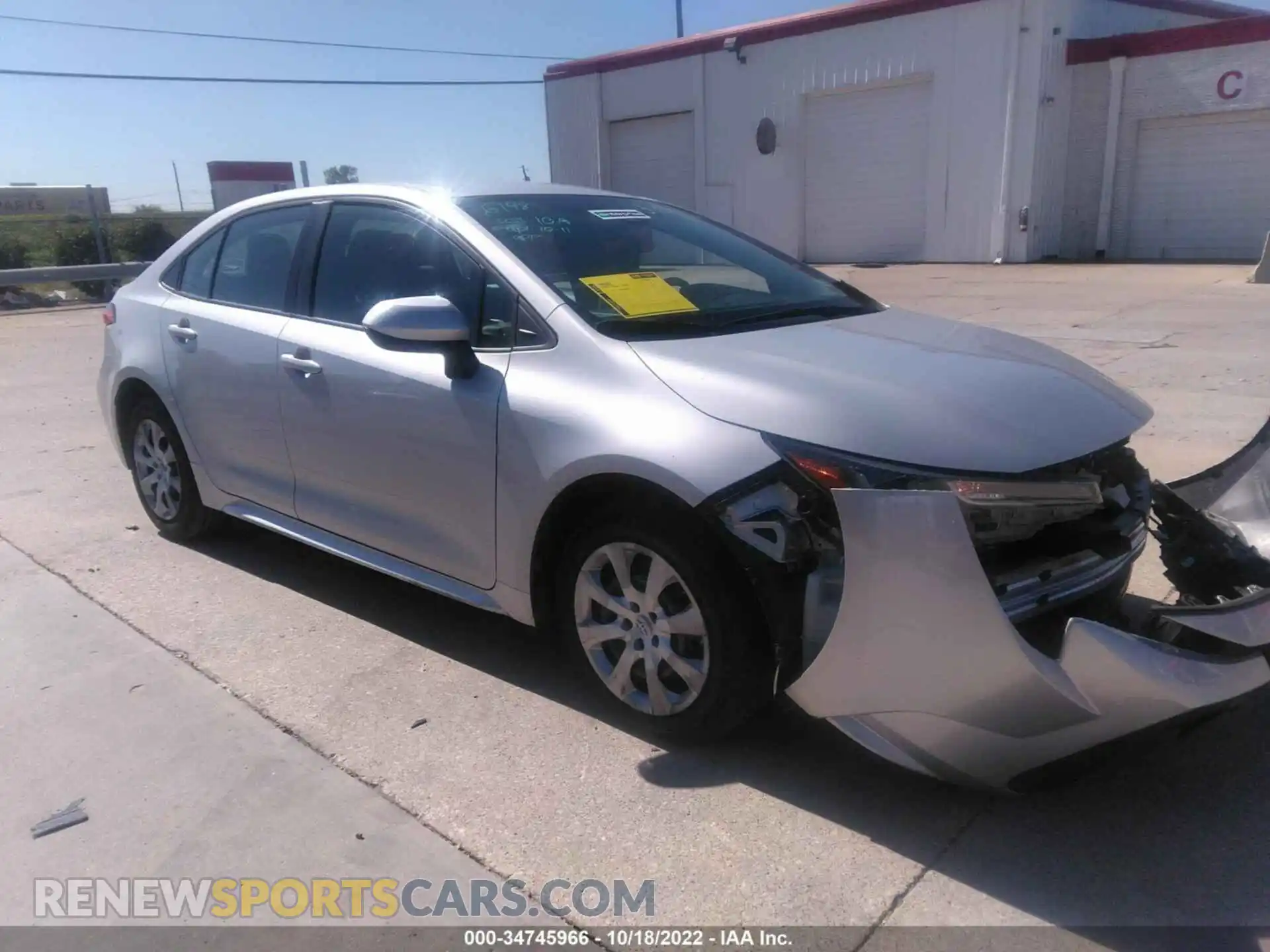 1 fotografías del automóvil dañado 5YFEPMAEXMP180361 TOYOTA COROLLA 2021