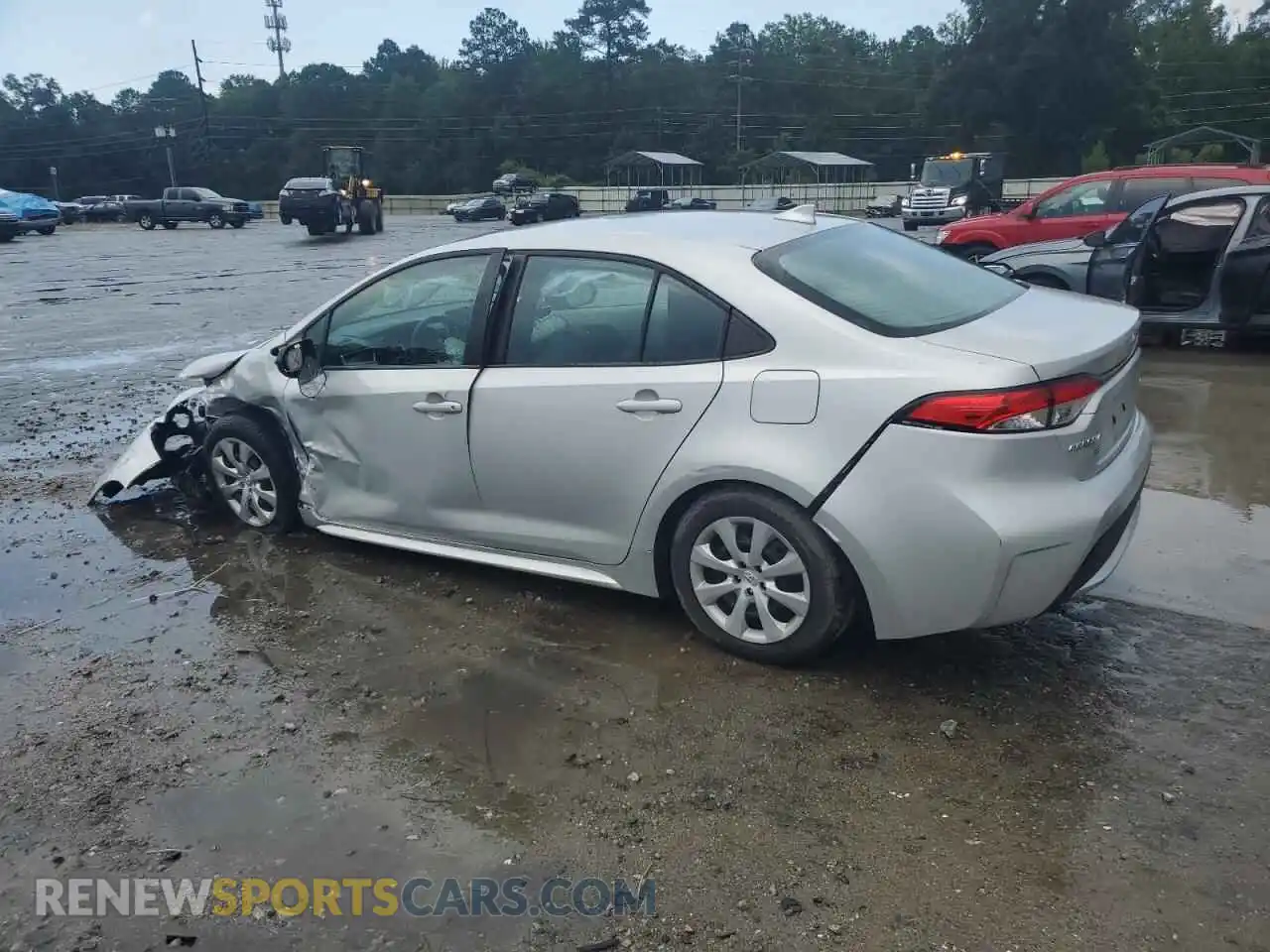 2 Photograph of a damaged car 5YFEPMAEXMP180859 TOYOTA COROLLA 2021