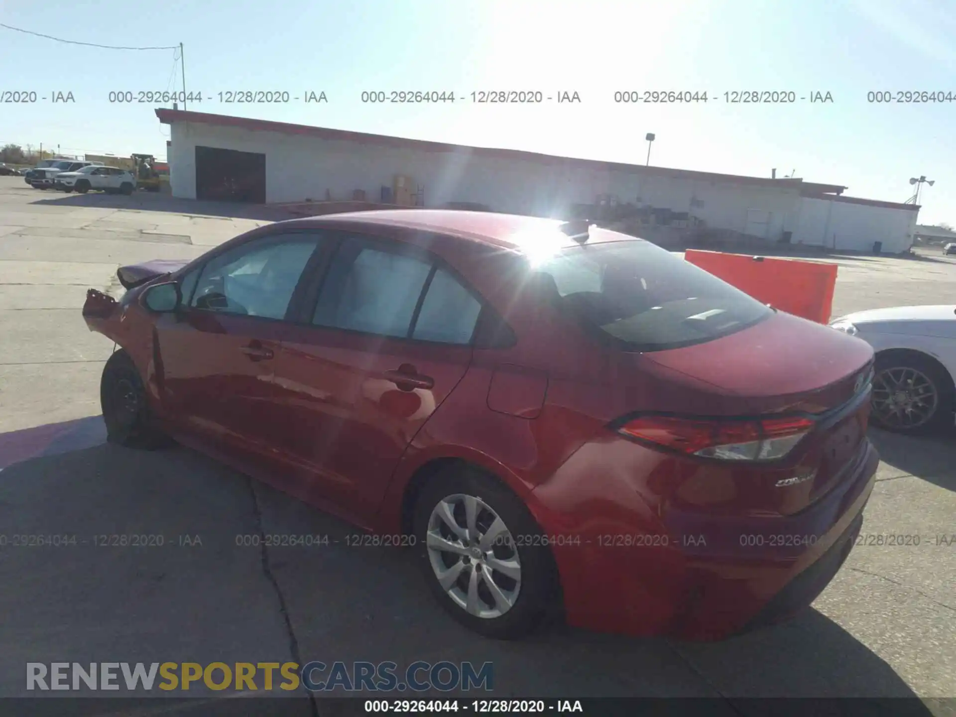 3 Photograph of a damaged car 5YFEPMAEXMP183292 TOYOTA COROLLA 2021