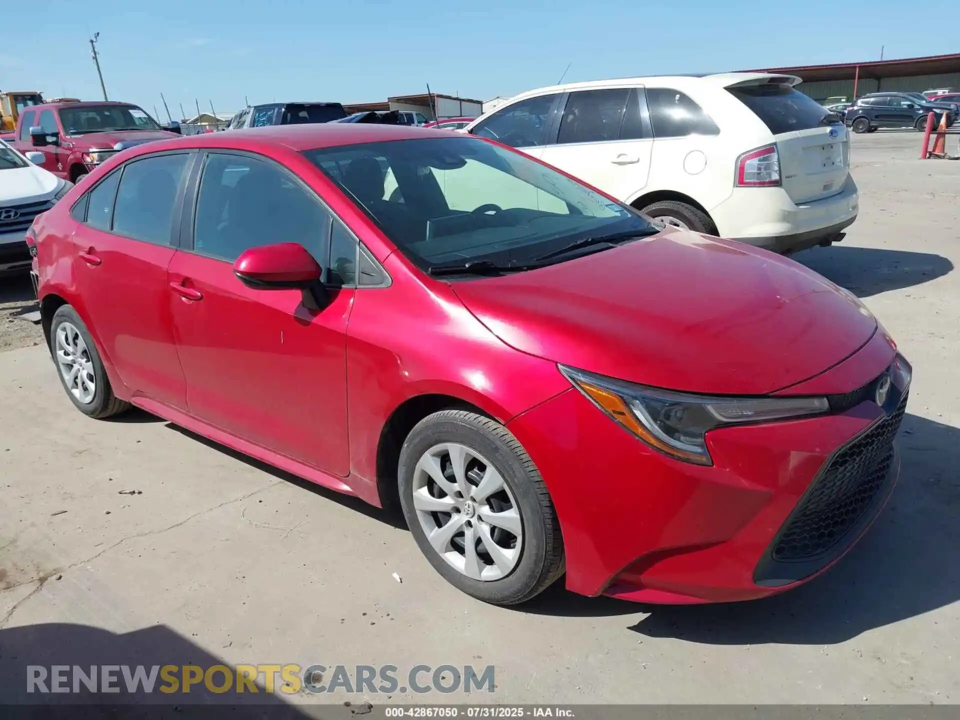 1 Photograph of a damaged car 5YFEPMAEXMP184944 TOYOTA COROLLA 2021