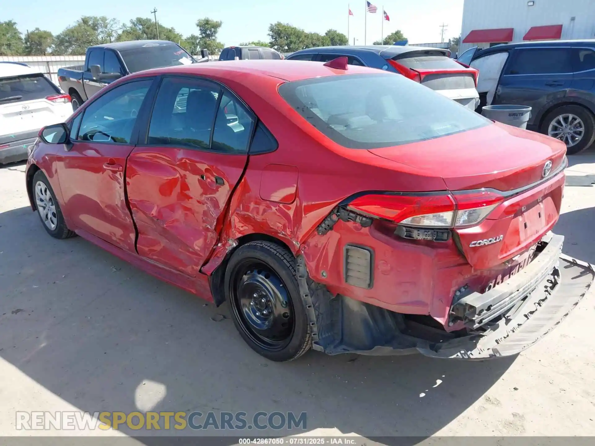 3 Photograph of a damaged car 5YFEPMAEXMP184944 TOYOTA COROLLA 2021