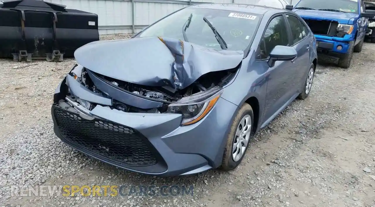 2 Photograph of a damaged car 5YFEPMAEXMP188721 TOYOTA COROLLA 2021