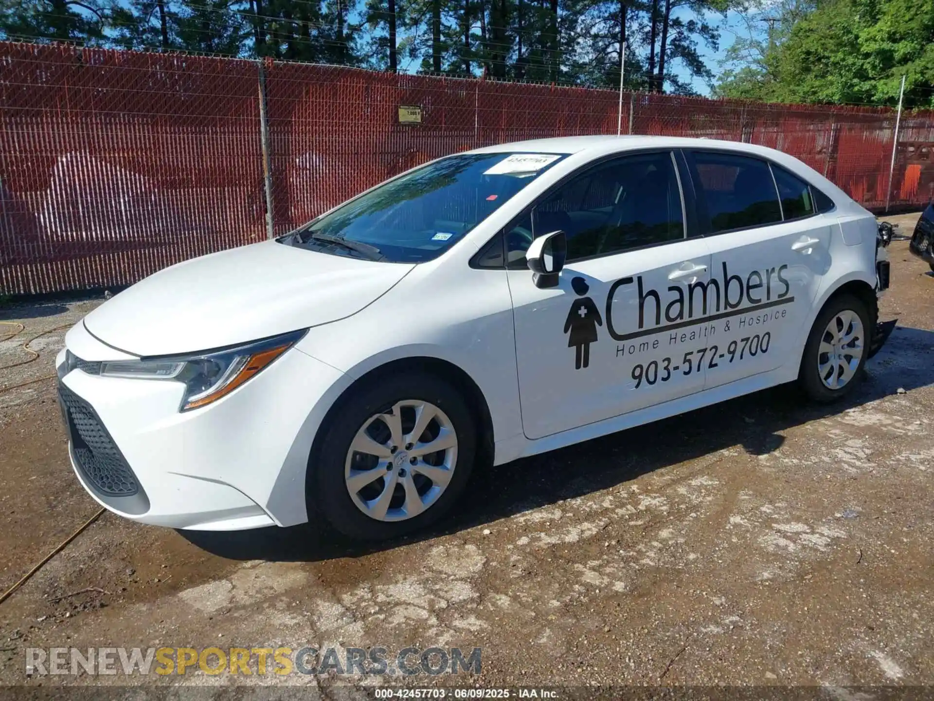 2 Photograph of a damaged car 5YFEPMAEXMP191201 TOYOTA COROLLA 2021