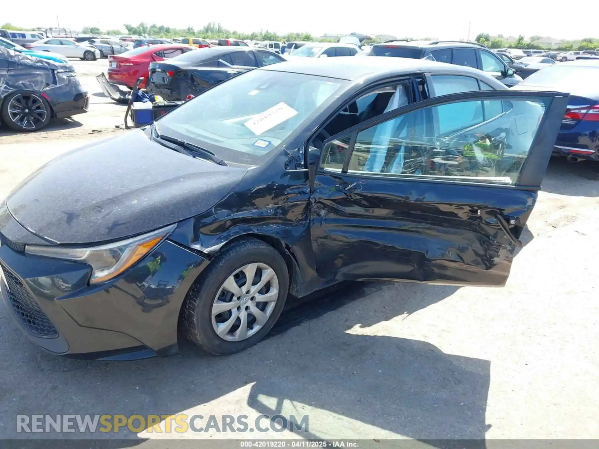 2 Photograph of a damaged car 5YFEPMAEXMP192946 TOYOTA COROLLA 2021