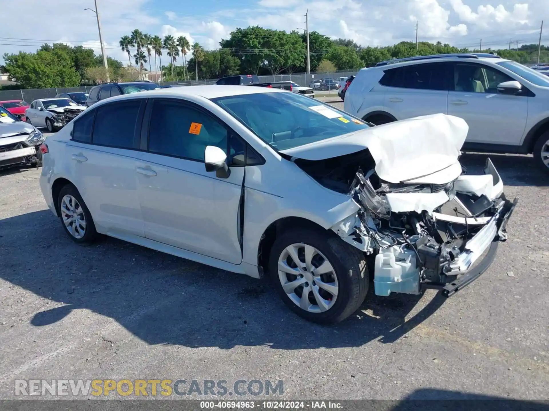 1 Photograph of a damaged car 5YFEPMAEXMP193854 TOYOTA COROLLA 2021