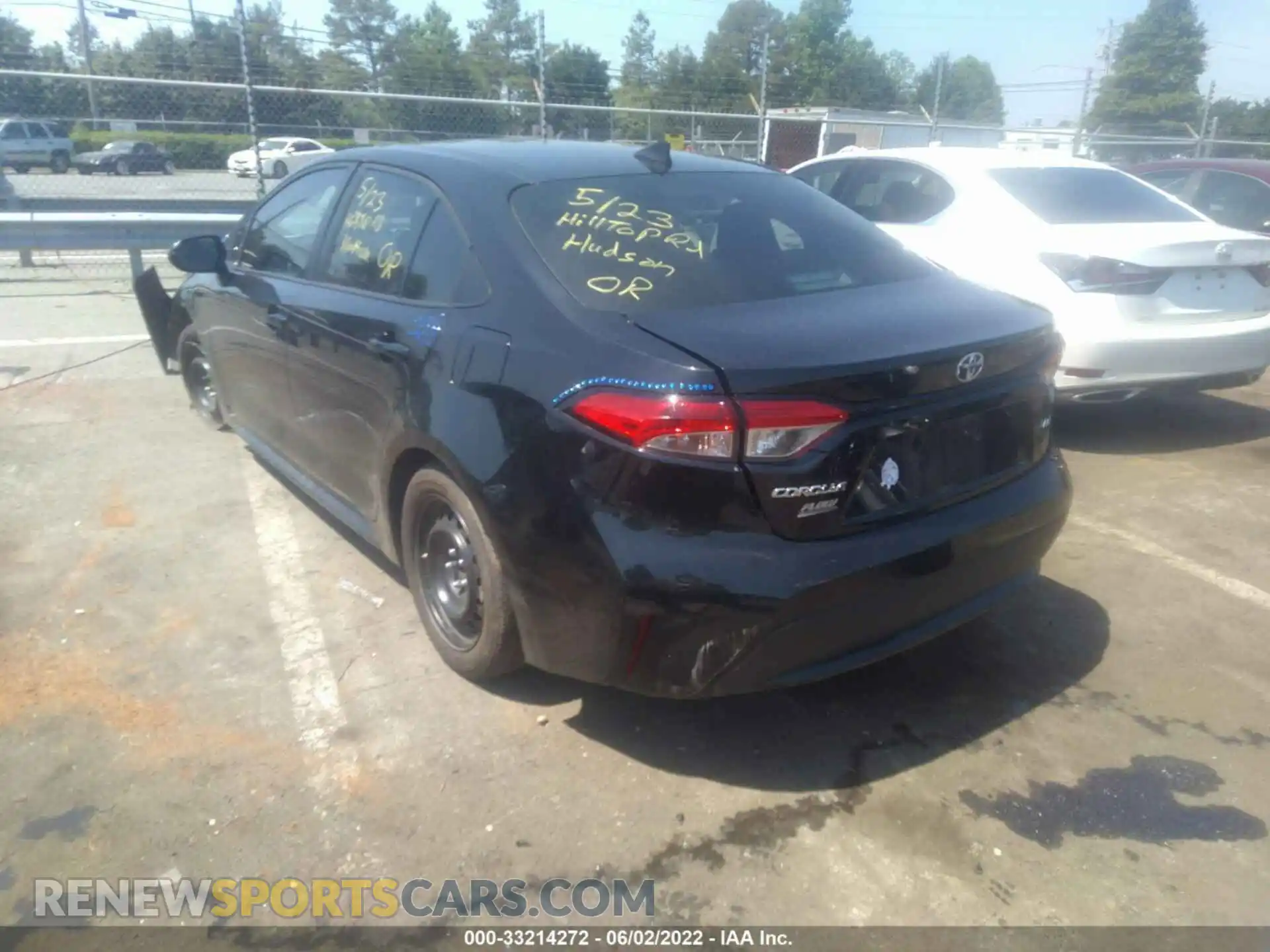 3 Photograph of a damaged car 5YFEPMAEXMP195362 TOYOTA COROLLA 2021