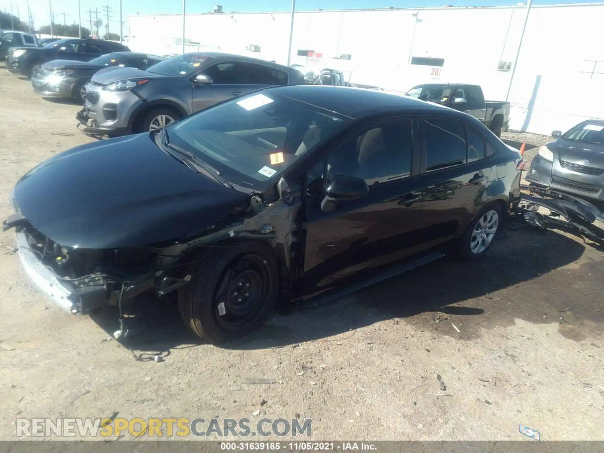 2 Фотография поврежденного автомобиля 5YFEPMAEXMP199119 TOYOTA COROLLA 2021