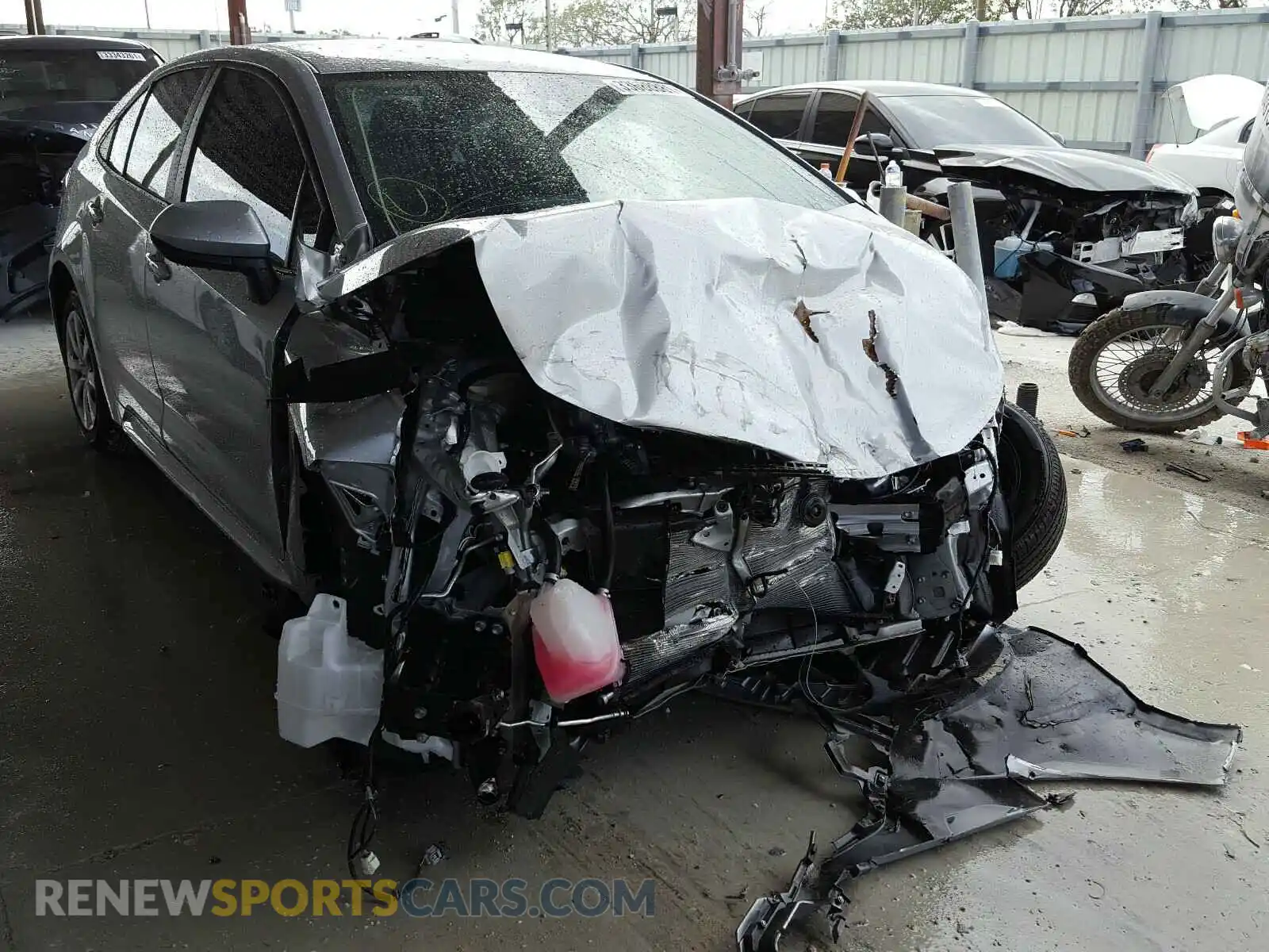 1 Photograph of a damaged car 5YFEPMAEXMP203654 TOYOTA COROLLA 2021