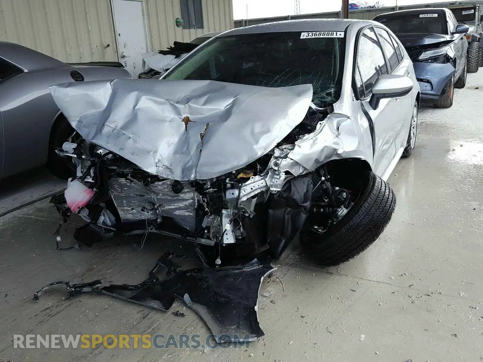 2 Photograph of a damaged car 5YFEPMAEXMP203654 TOYOTA COROLLA 2021