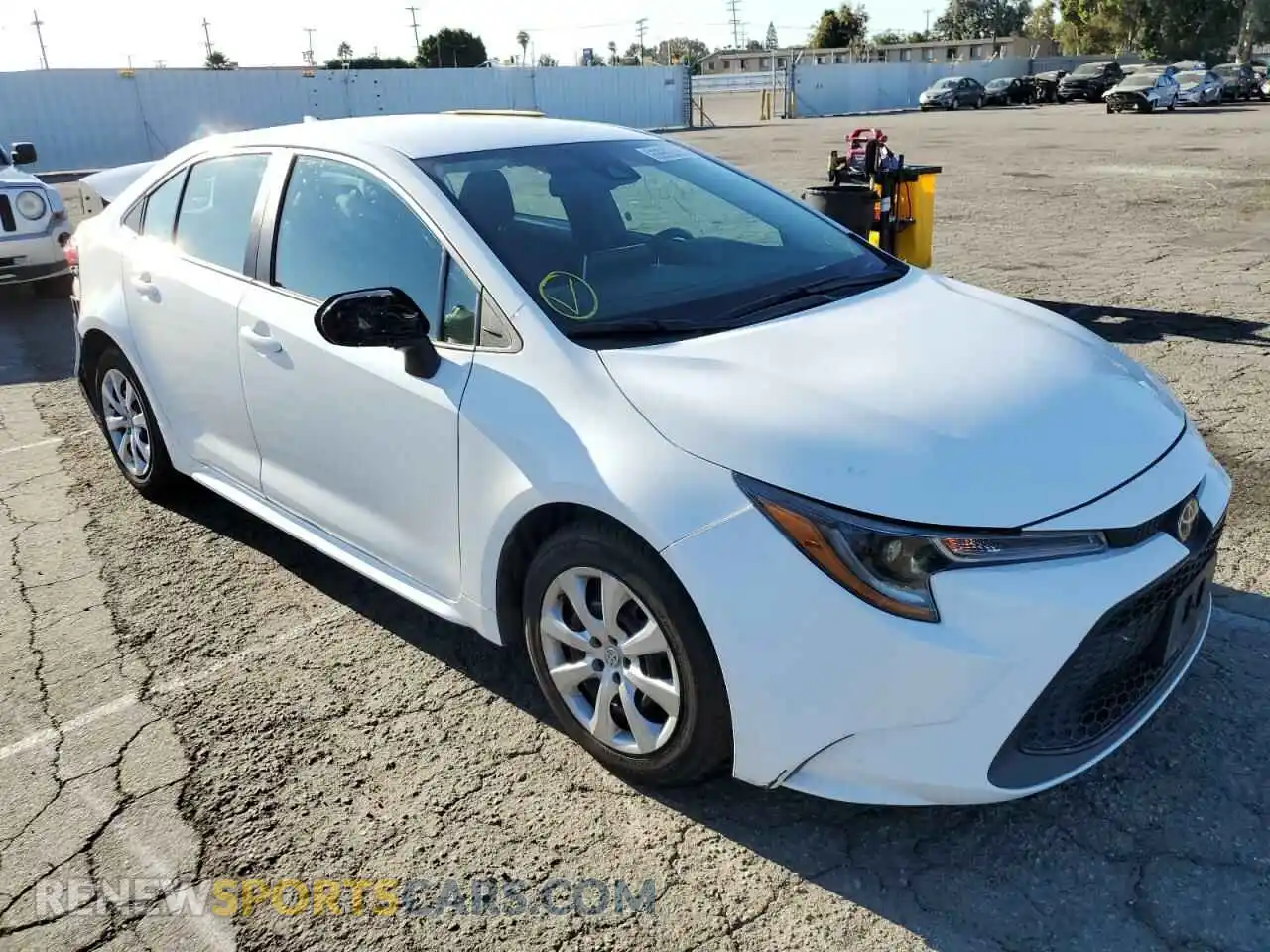 1 Photograph of a damaged car 5YFEPMAEXMP205663 TOYOTA COROLLA 2021