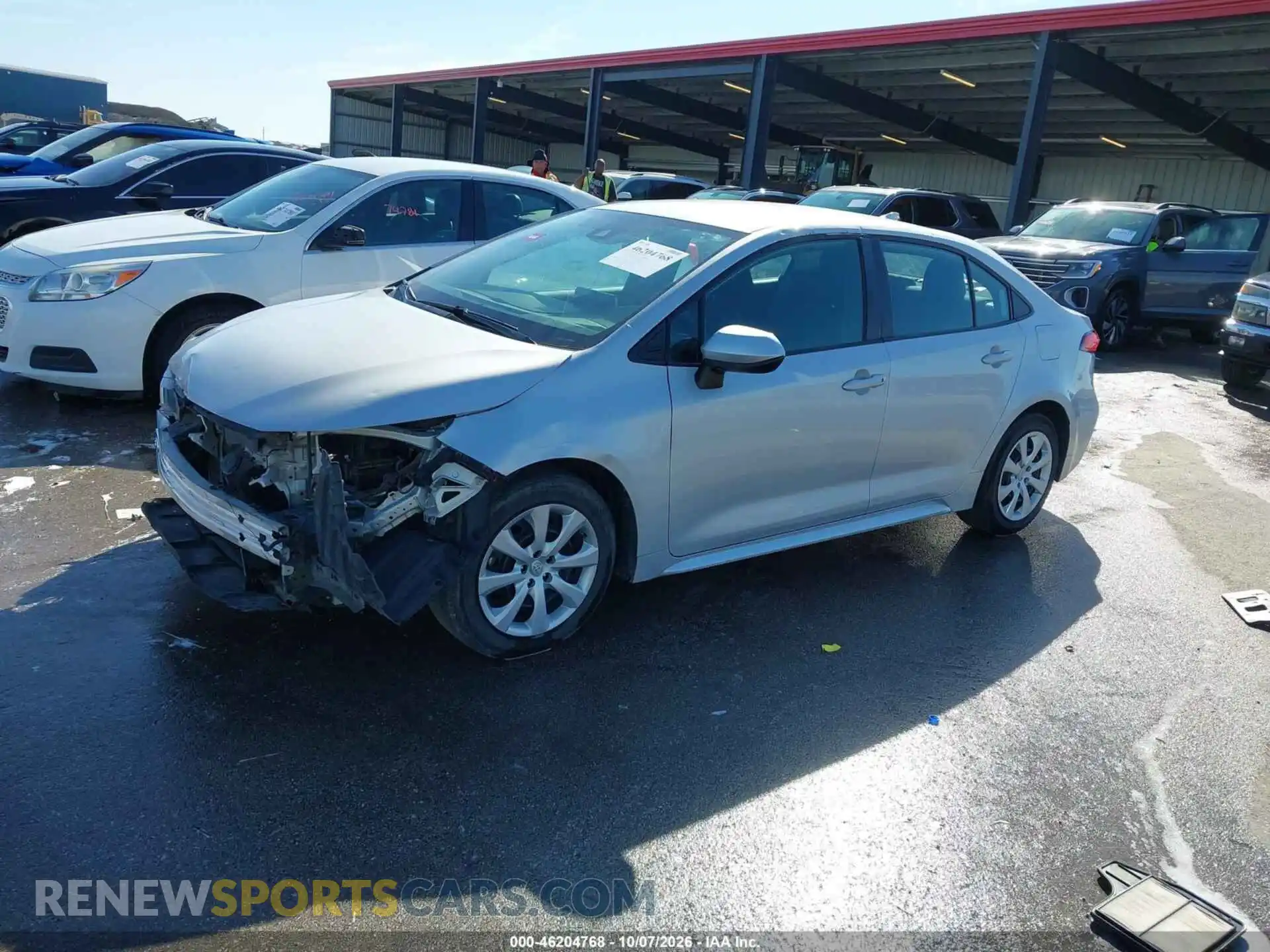 2 Photograph of a damaged car 5YFEPMAEXMP211074 TOYOTA COROLLA 2021