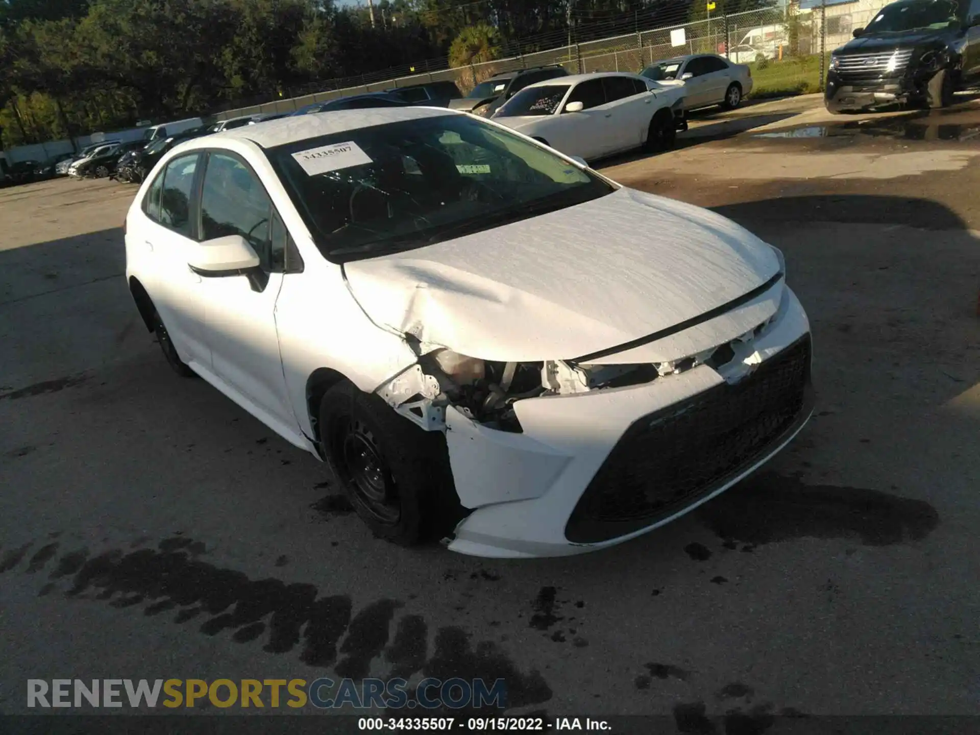 1 Photograph of a damaged car 5YFEPMAEXMP211334 TOYOTA COROLLA 2021