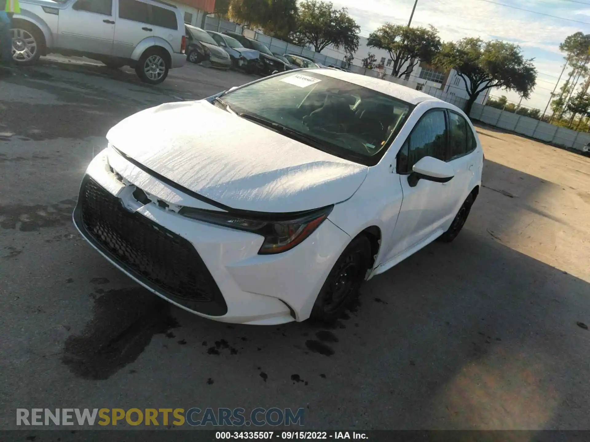 2 Photograph of a damaged car 5YFEPMAEXMP211334 TOYOTA COROLLA 2021