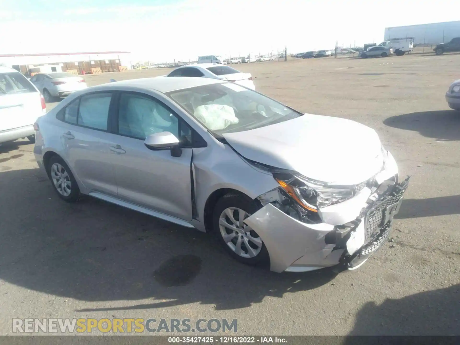1 Photograph of a damaged car 5YFEPMAEXMP211561 TOYOTA COROLLA 2021