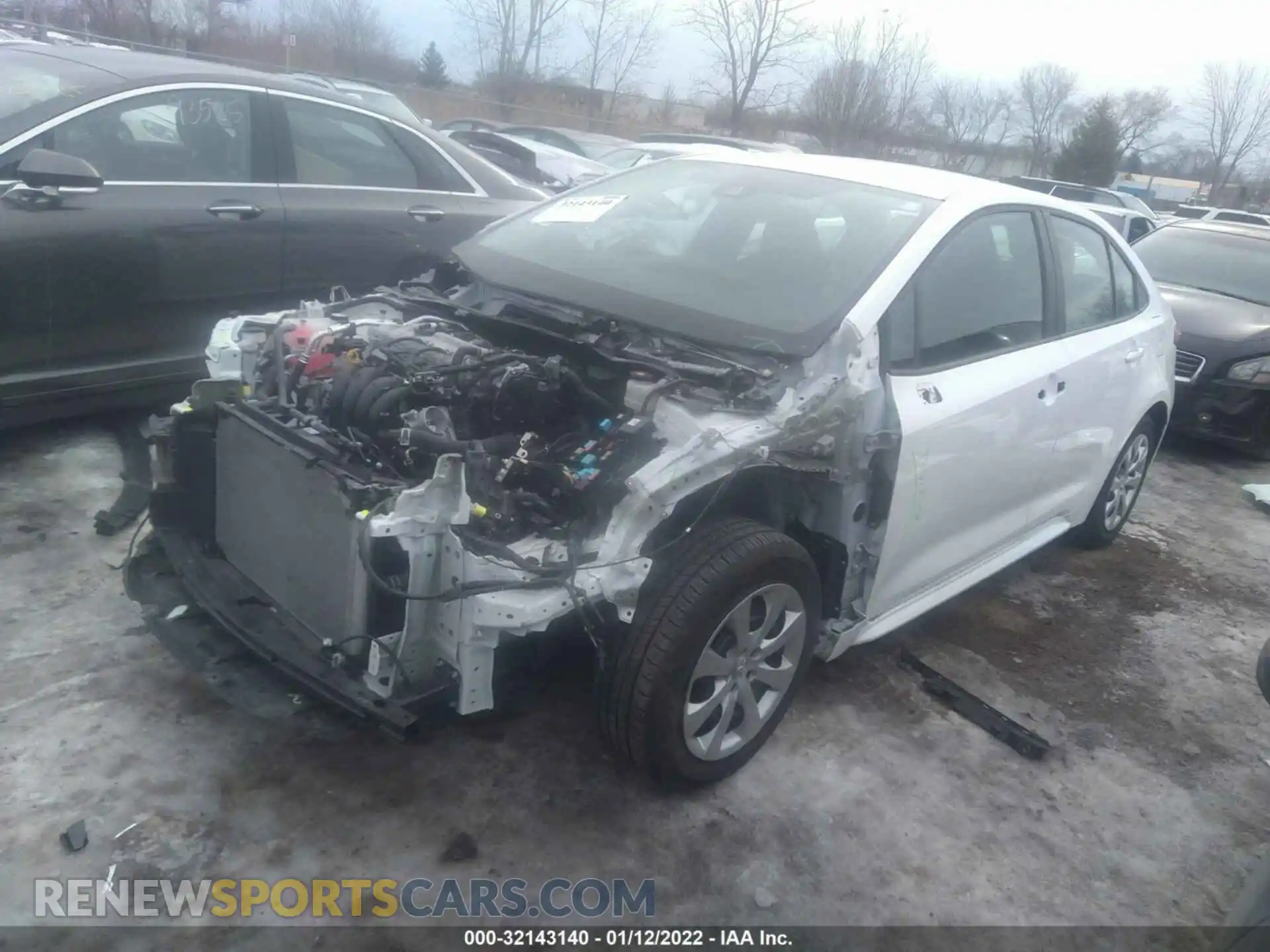2 Photograph of a damaged car 5YFEPMAEXMP211706 TOYOTA COROLLA 2021