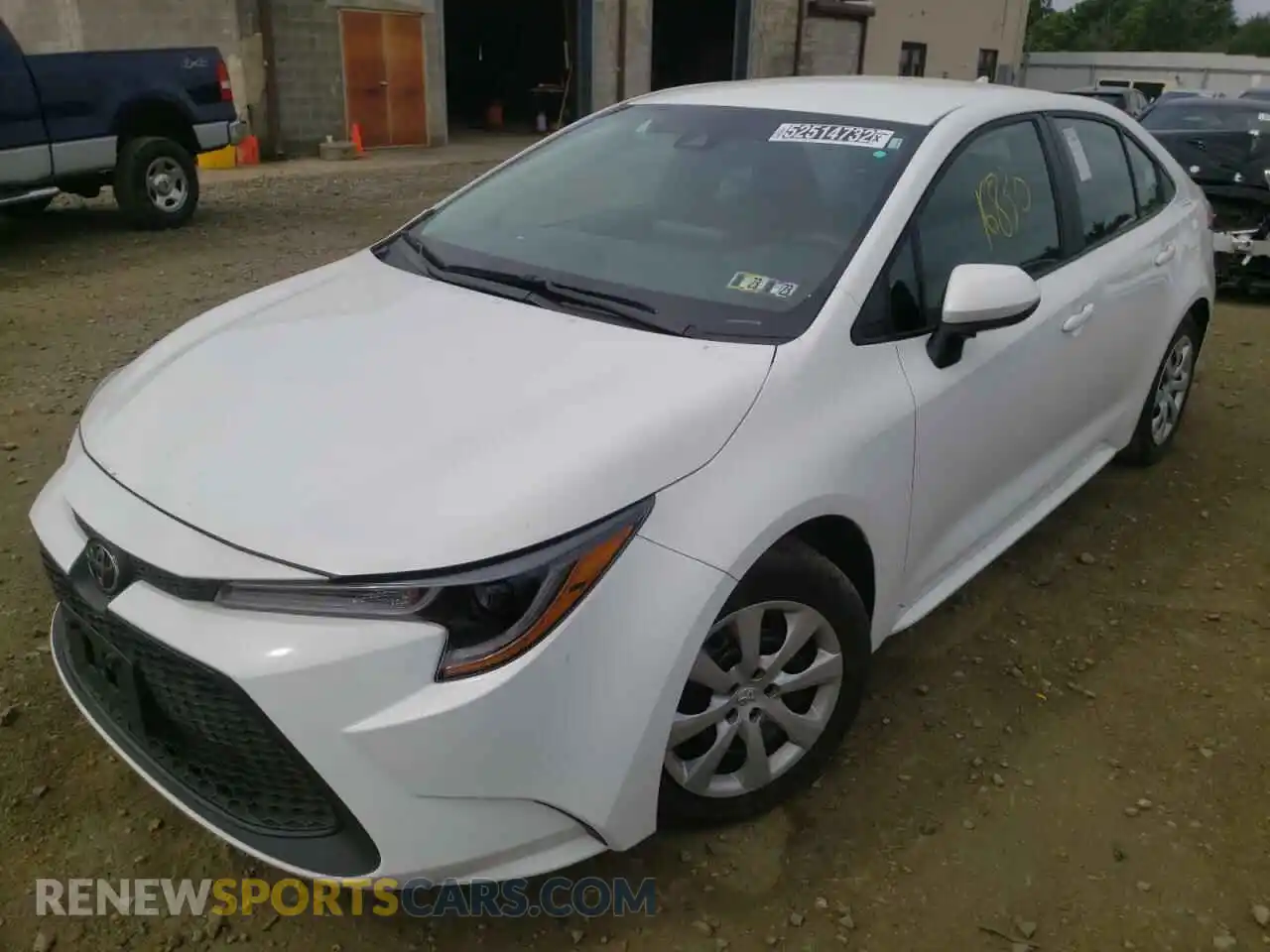 2 Photograph of a damaged car 5YFEPMAEXMP212371 TOYOTA COROLLA 2021