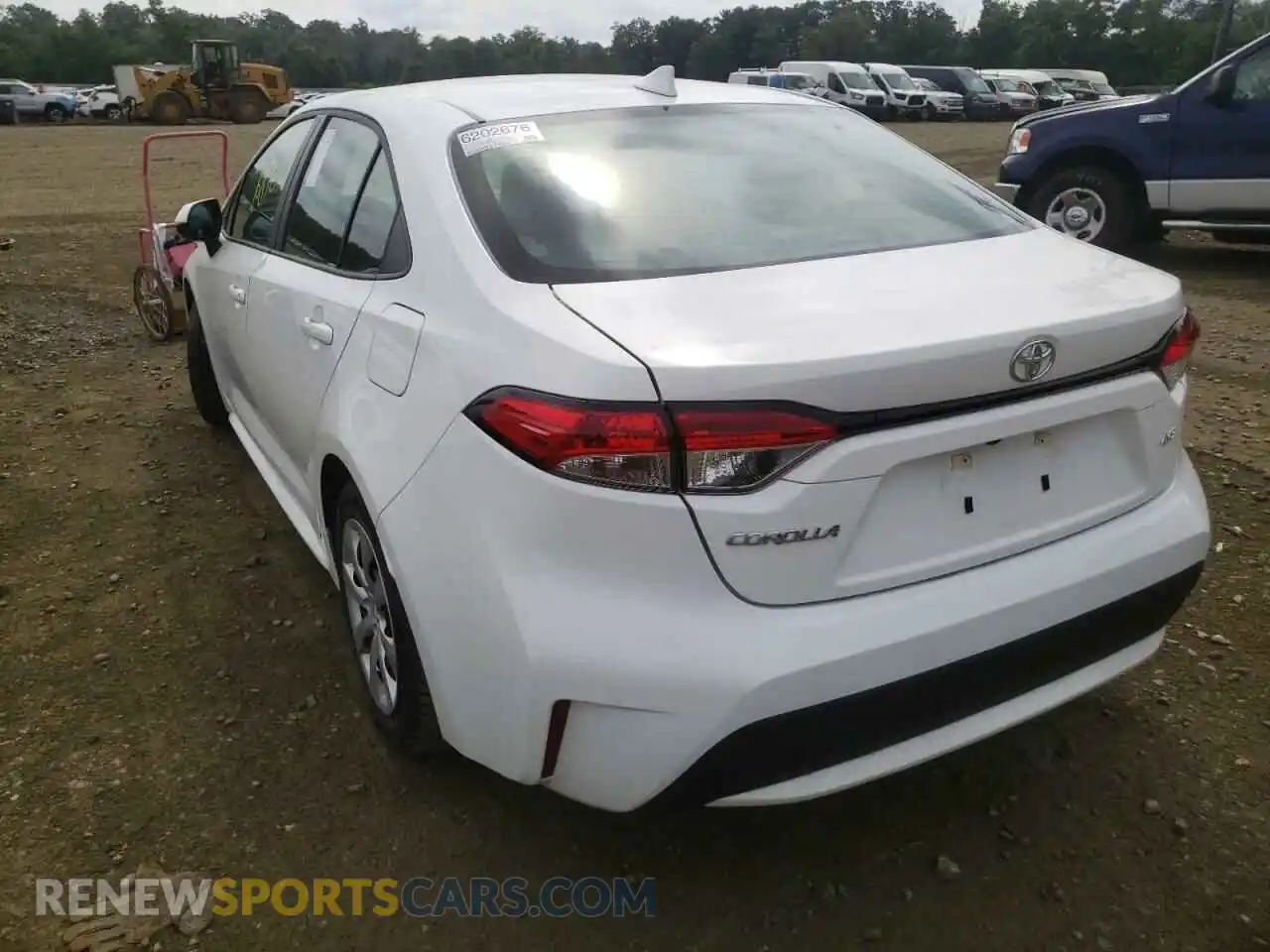3 Photograph of a damaged car 5YFEPMAEXMP212371 TOYOTA COROLLA 2021