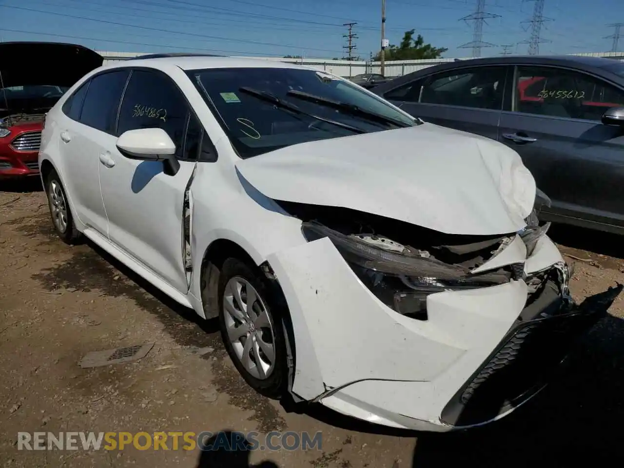 1 Photograph of a damaged car 5YFEPMAEXMP212807 TOYOTA COROLLA 2021