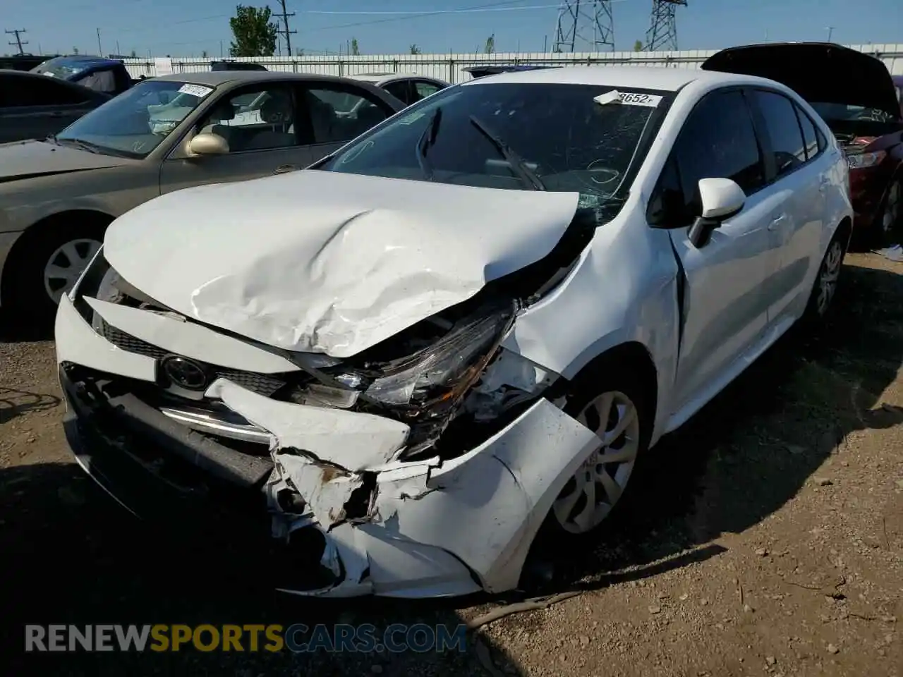 2 Photograph of a damaged car 5YFEPMAEXMP212807 TOYOTA COROLLA 2021