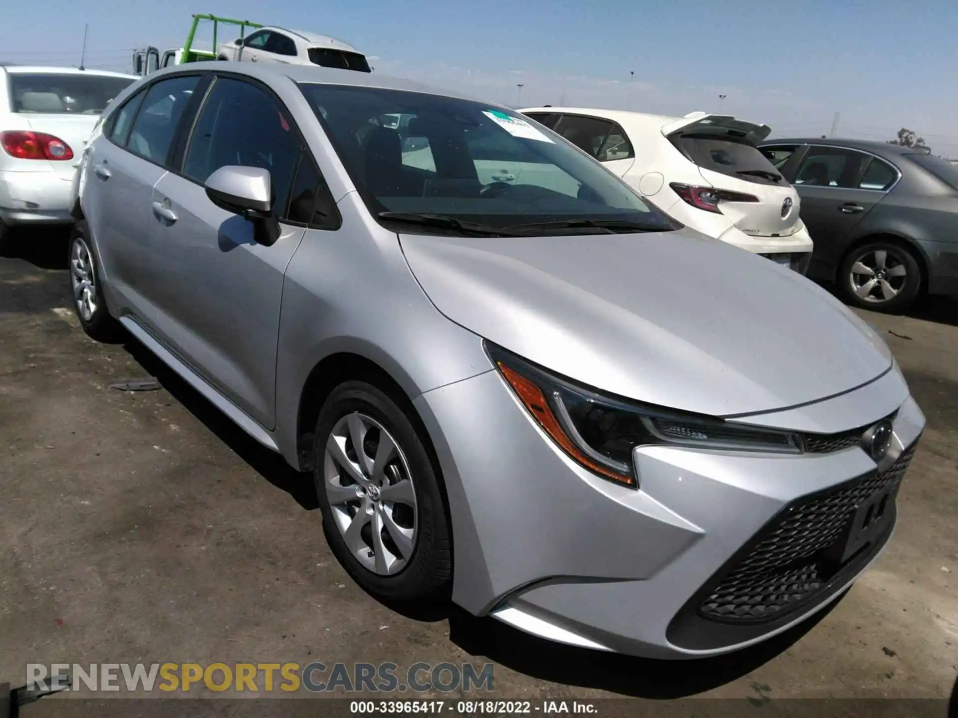 1 fotografías del automóvil dañado 5YFEPMAEXMP214606 TOYOTA COROLLA 2021