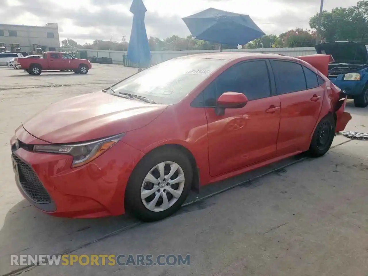1 Photograph of a damaged car 5YFEPMAEXMP215626 TOYOTA COROLLA 2021