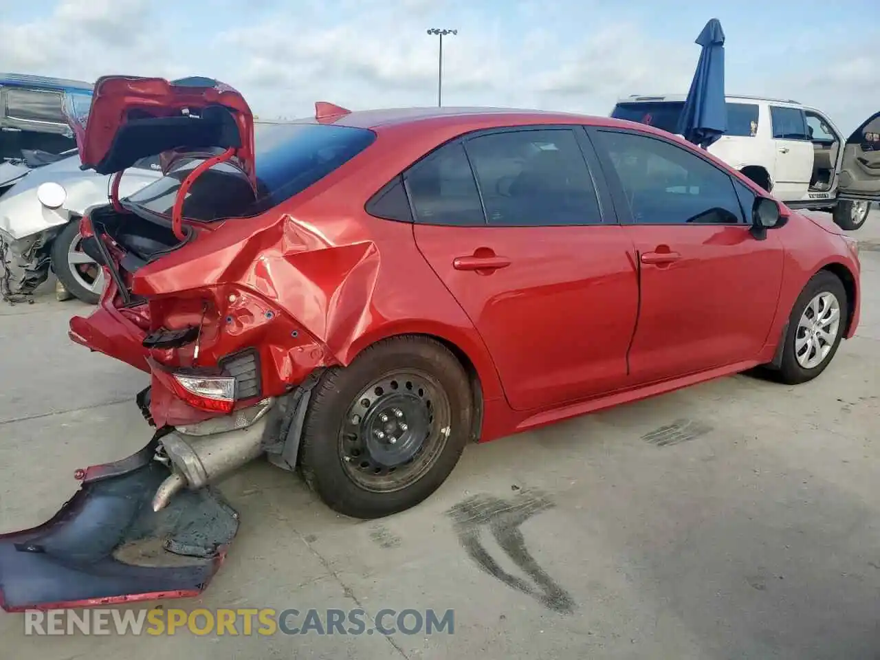 3 Photograph of a damaged car 5YFEPMAEXMP215626 TOYOTA COROLLA 2021