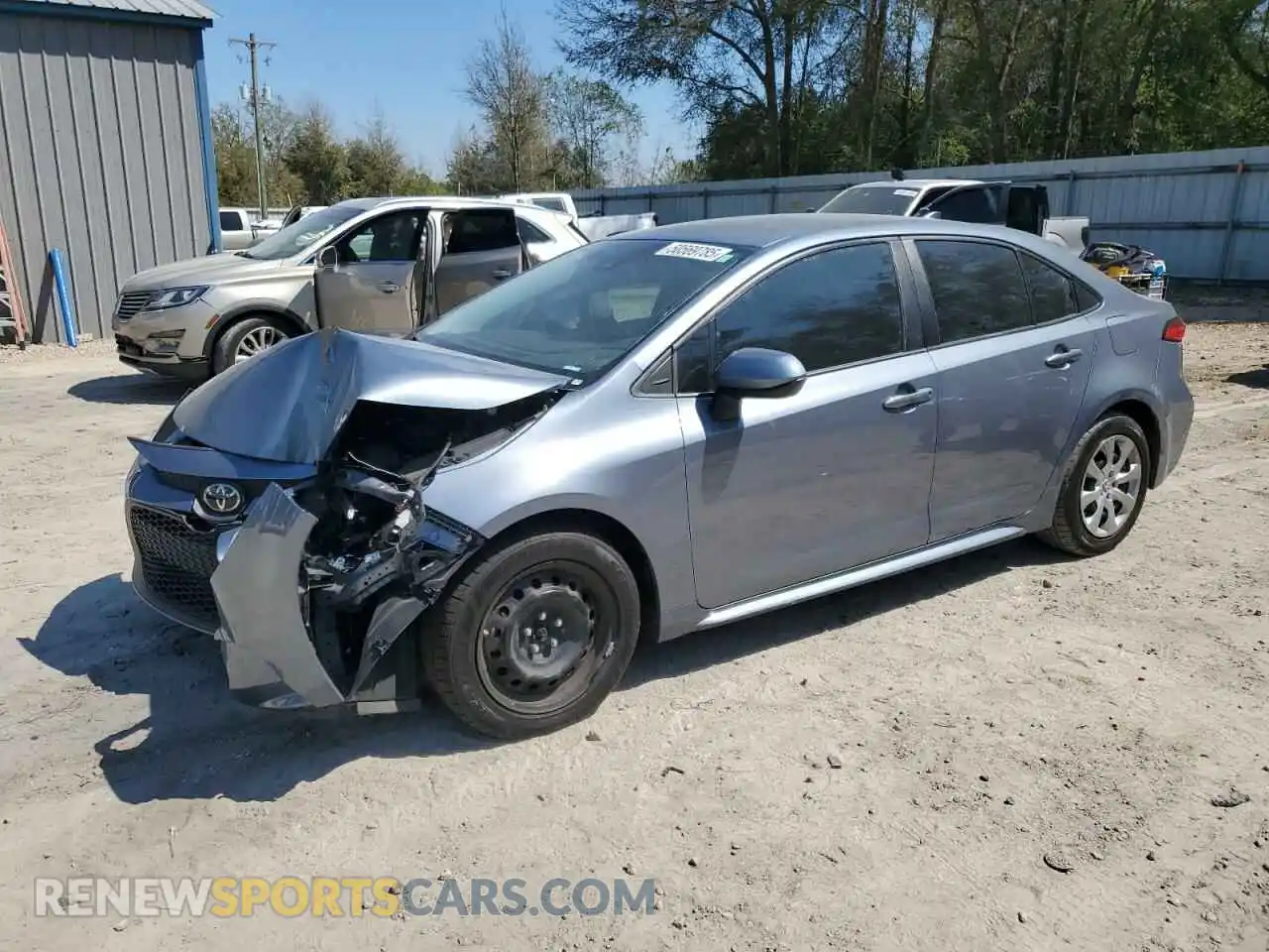 1 Photograph of a damaged car 5YFEPMAEXMP216713 TOYOTA COROLLA 2021
