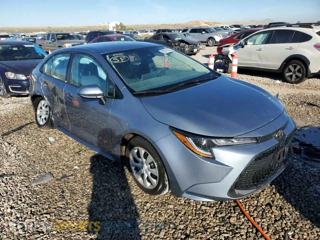 1 Photograph of a damaged car 5YFEPMAEXMP217604 TOYOTA COROLLA 2021