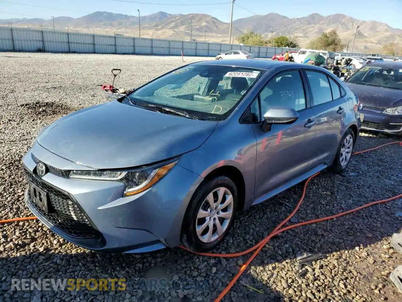 2 Photograph of a damaged car 5YFEPMAEXMP217604 TOYOTA COROLLA 2021