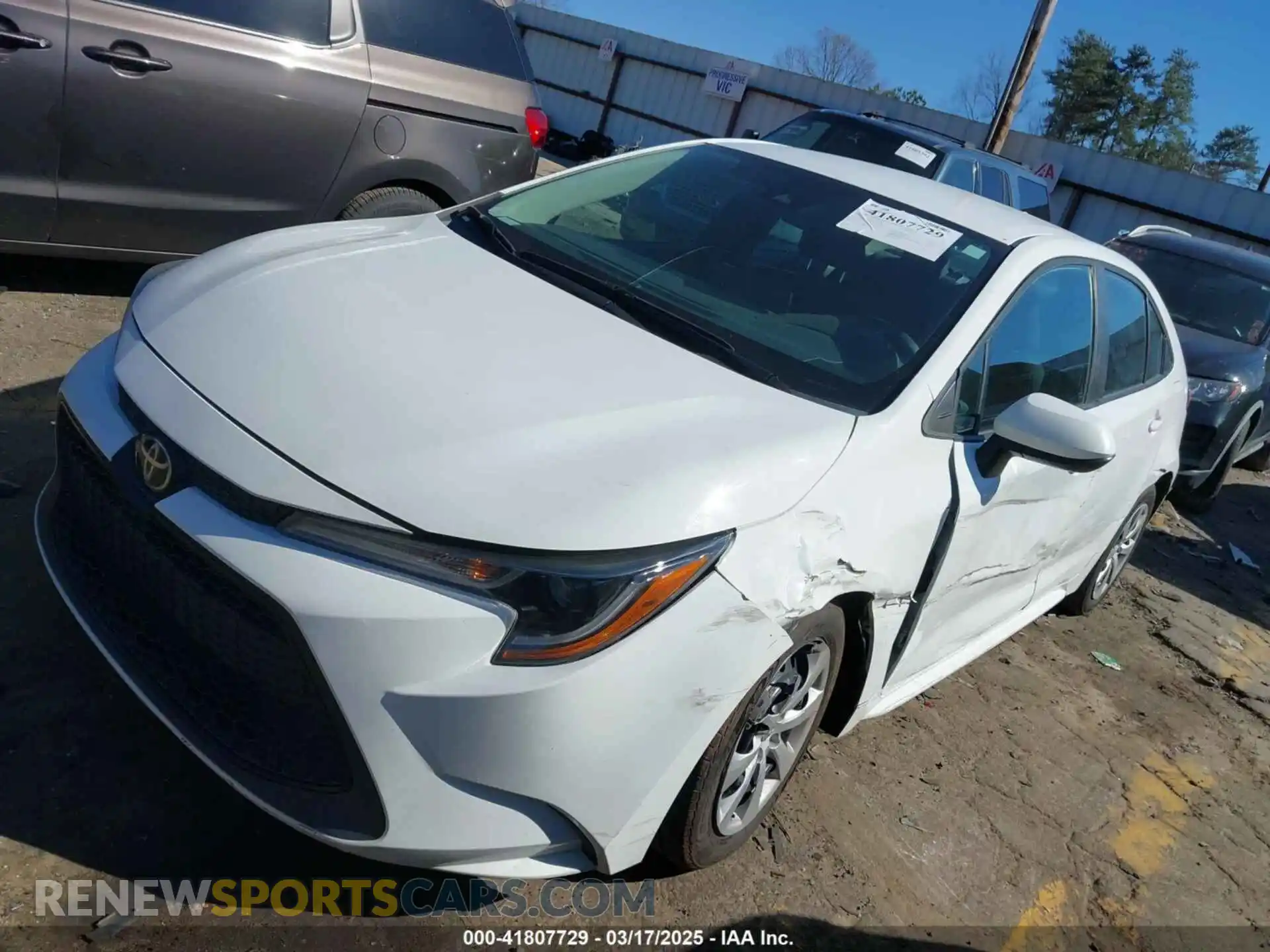 2 Photograph of a damaged car 5YFEPMAEXMP218008 TOYOTA COROLLA 2021