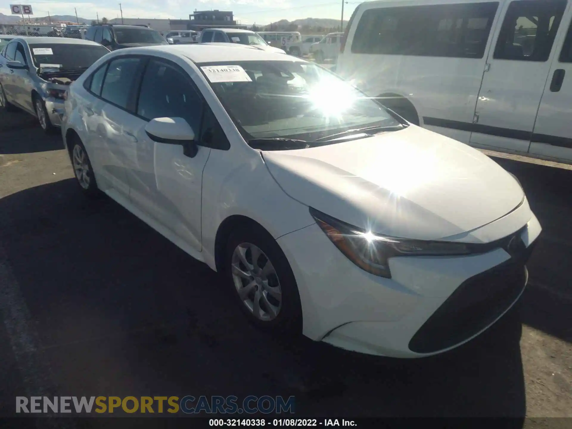 1 Photograph of a damaged car 5YFEPMAEXMP218901 TOYOTA COROLLA 2021