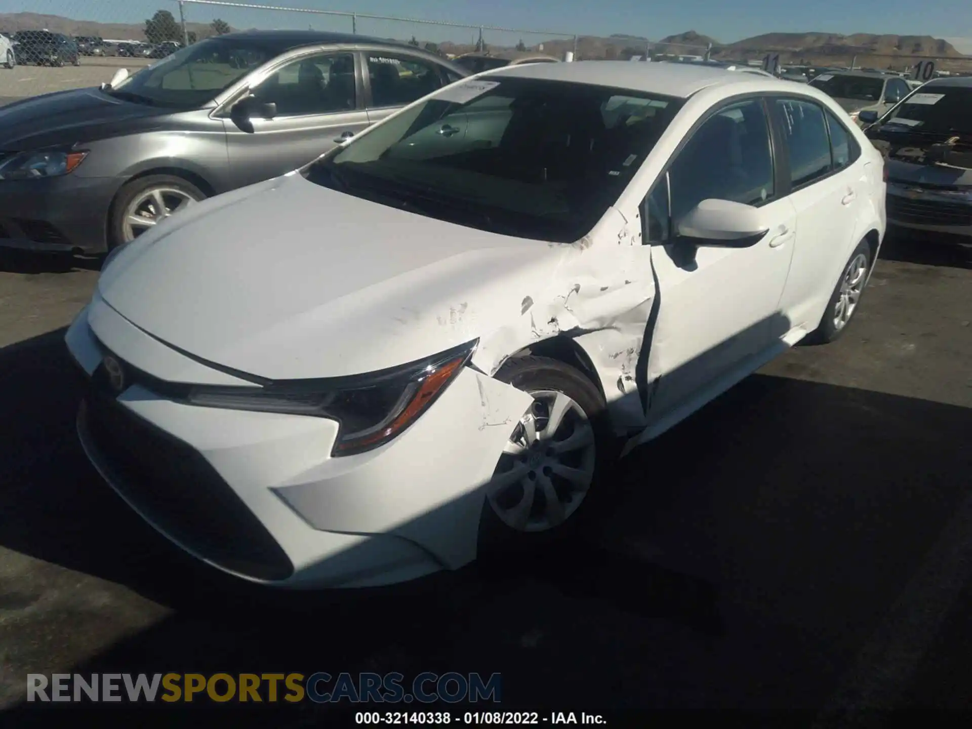 2 Photograph of a damaged car 5YFEPMAEXMP218901 TOYOTA COROLLA 2021
