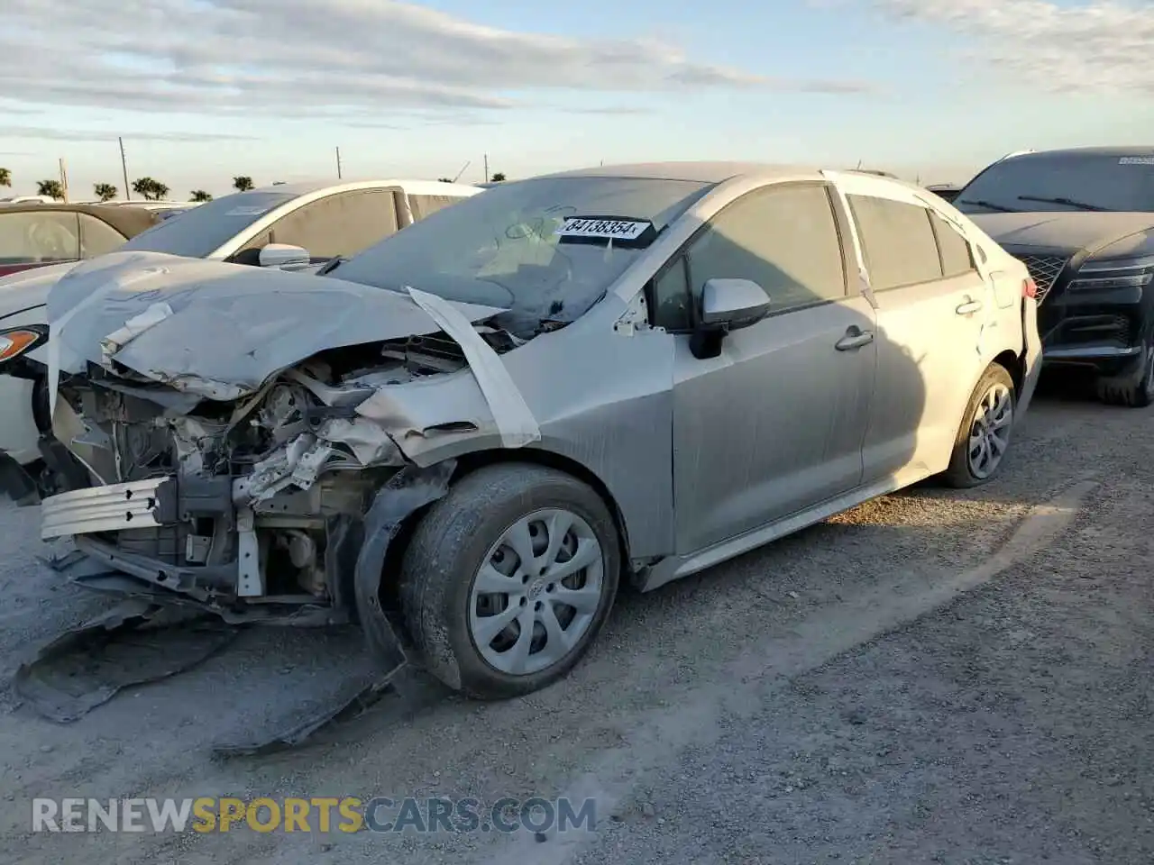 1 Photograph of a damaged car 5YFEPMAEXMP220986 TOYOTA COROLLA 2021